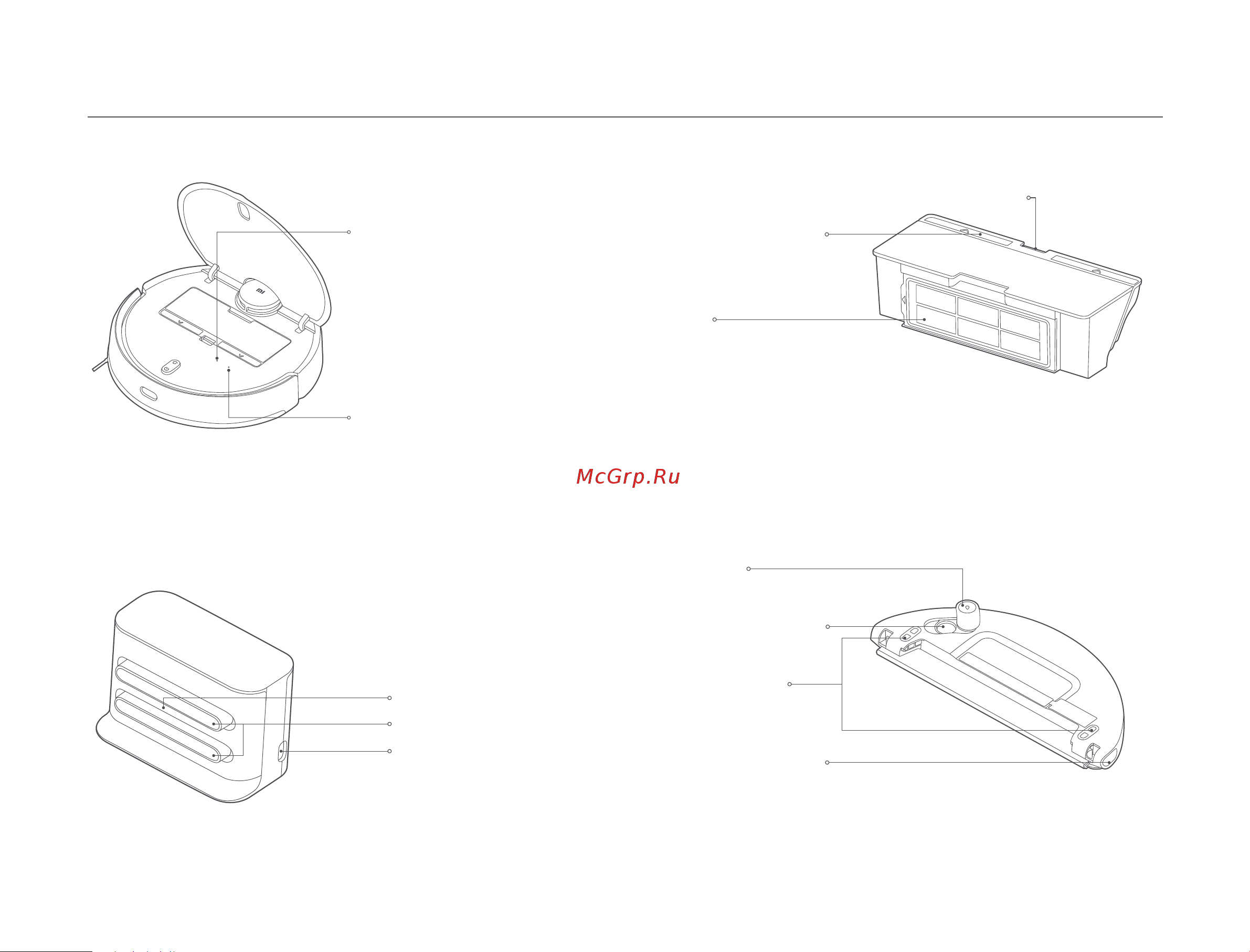 Xiaomi Mi Robot Vacuum-Mop 2 Pro EU Black [63/369] Scomparto raccogli polvere aspirapolvere lavapavimenti