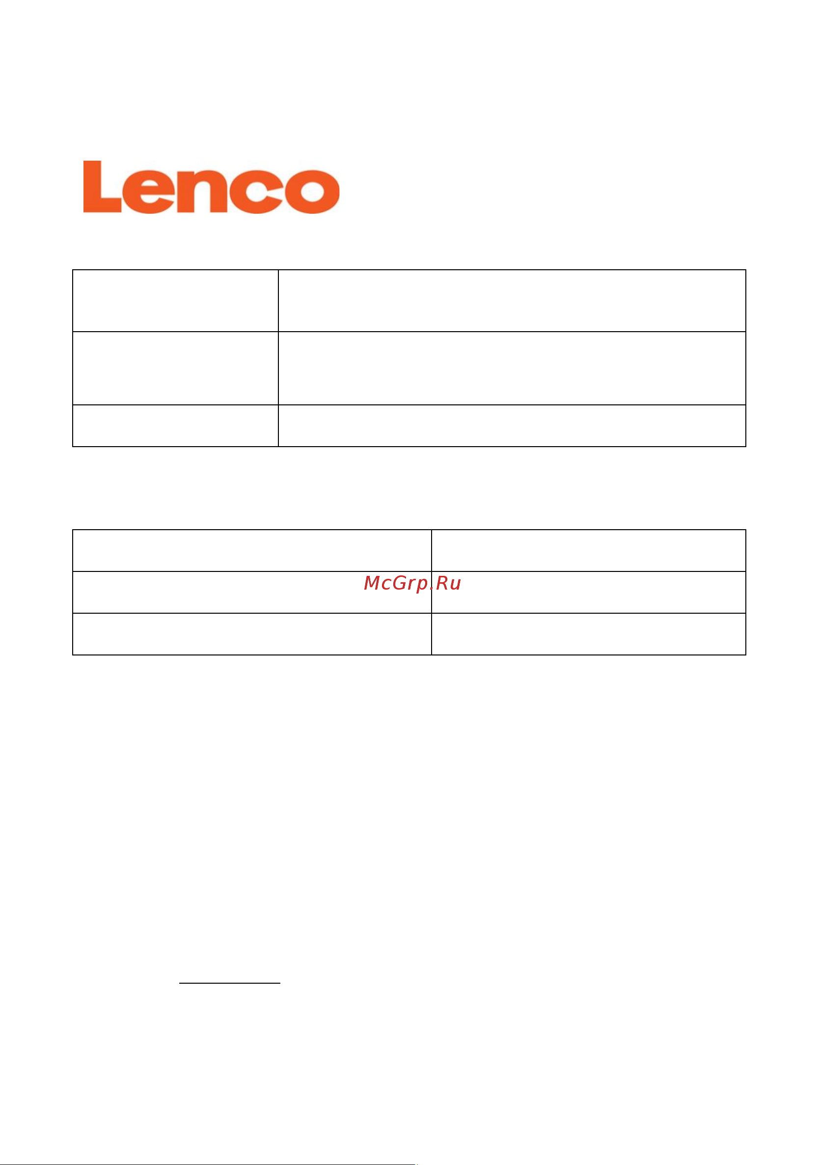 Lenco LBT-189 WALNUT [166/166] Гарантийный талон