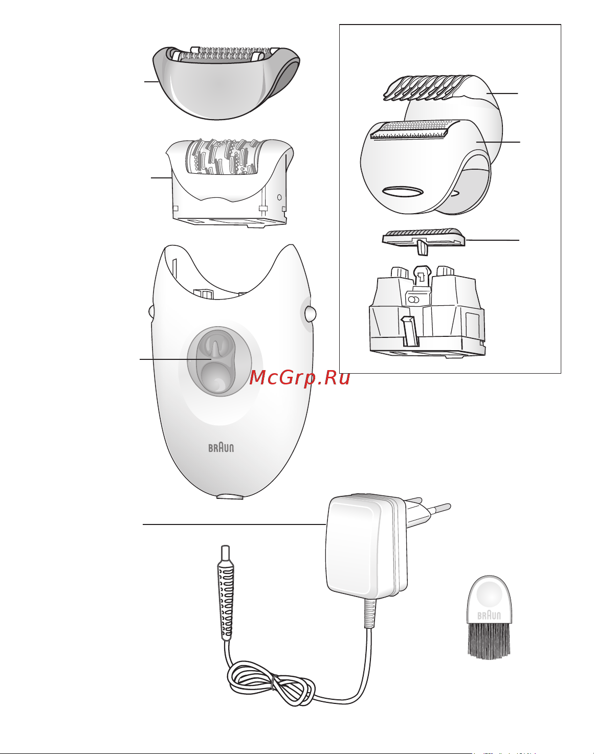 Braun SE 3-276 Руководство по эксплуатации онлайн [3/86] 806936