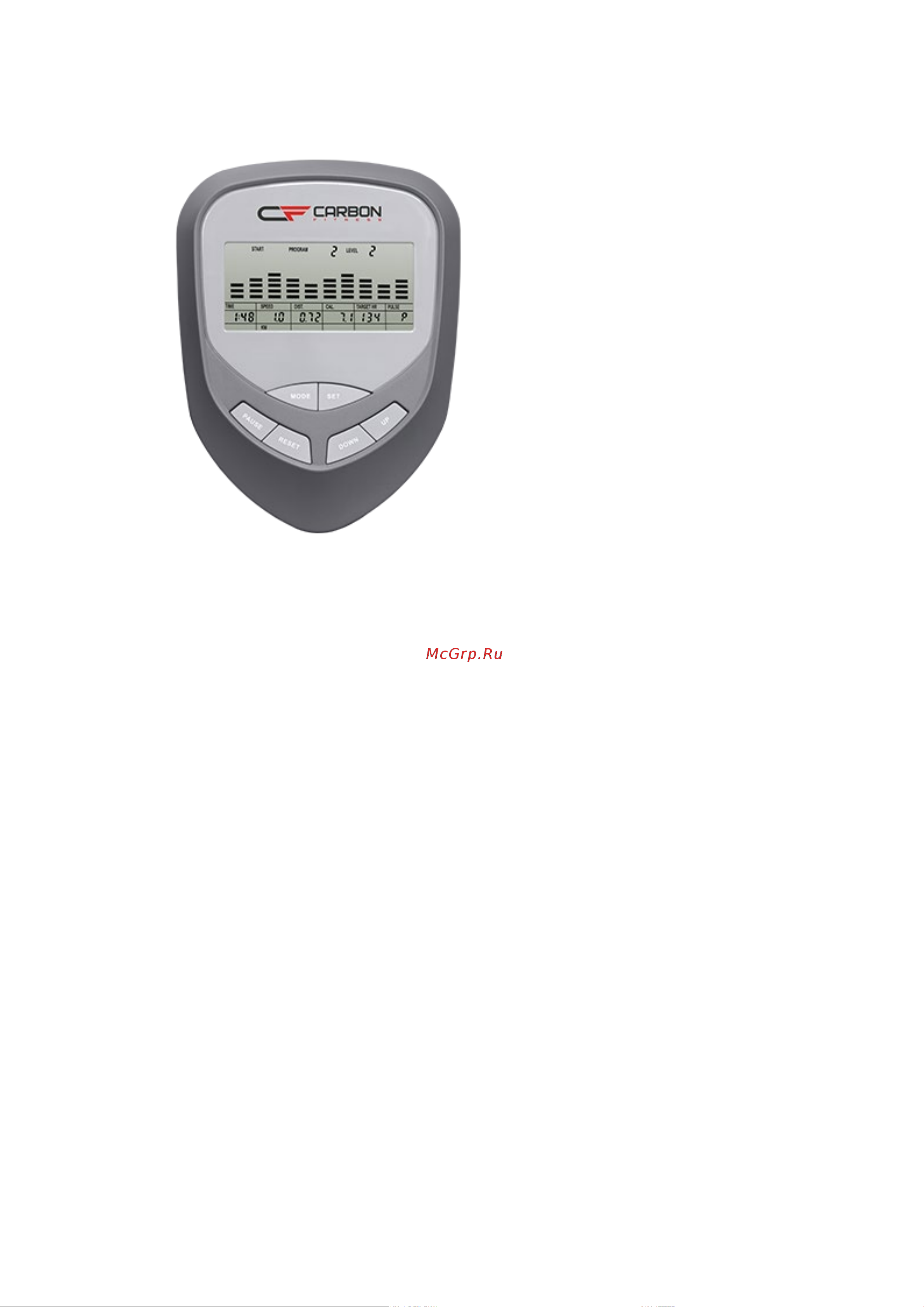Carbon Fitness U407 [21/25] Работа с консолью