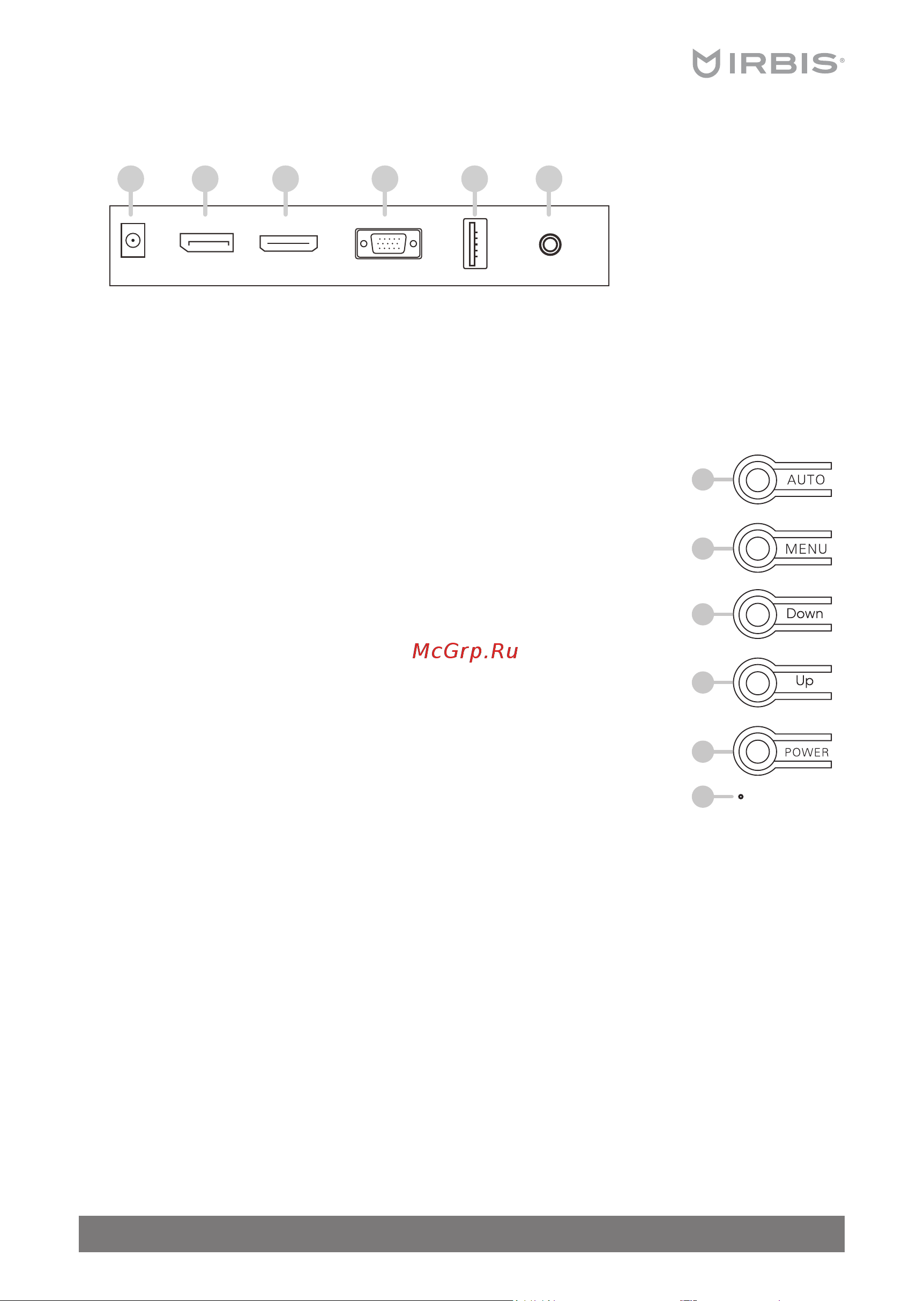 Irbis SMARTVIEW 27 IMVW27FID [5/12] Подключение монитора к пк