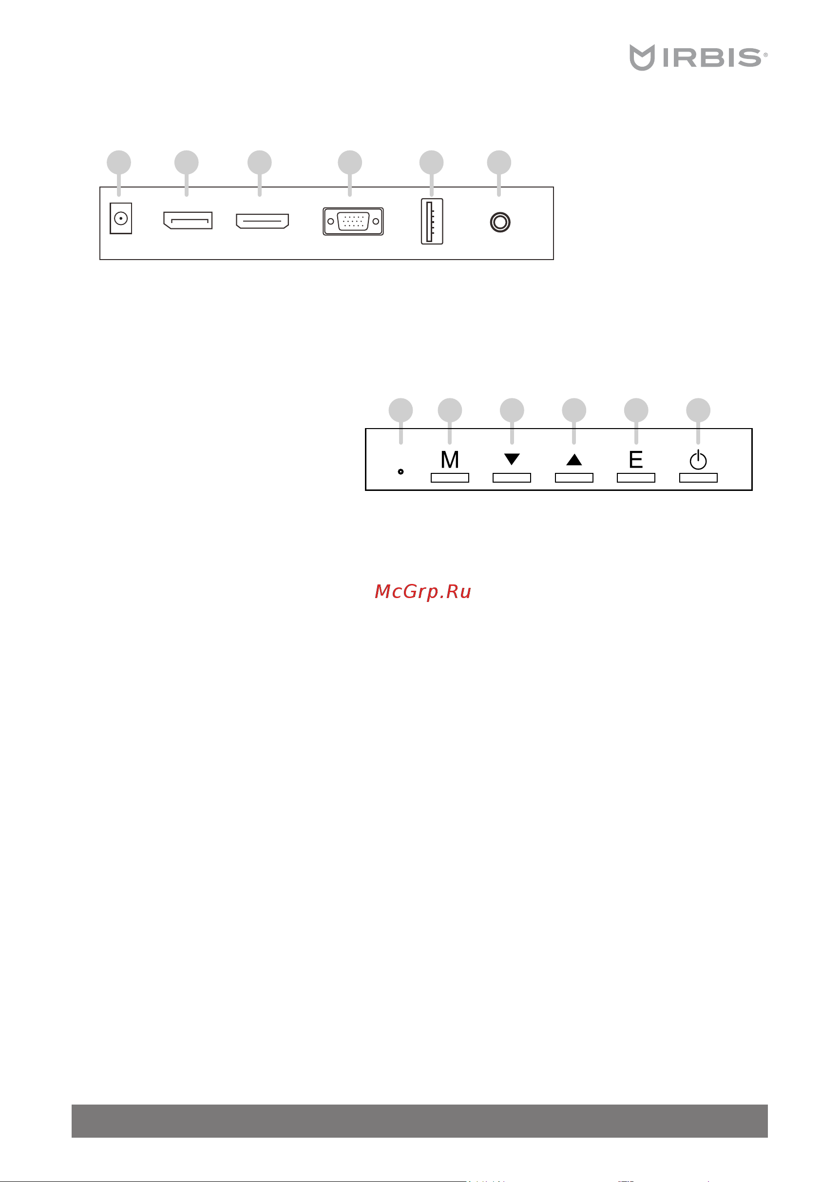 Irbis SMARTVIEW 24 IMVW24FIDL [5/12] Подключение монитора к пк