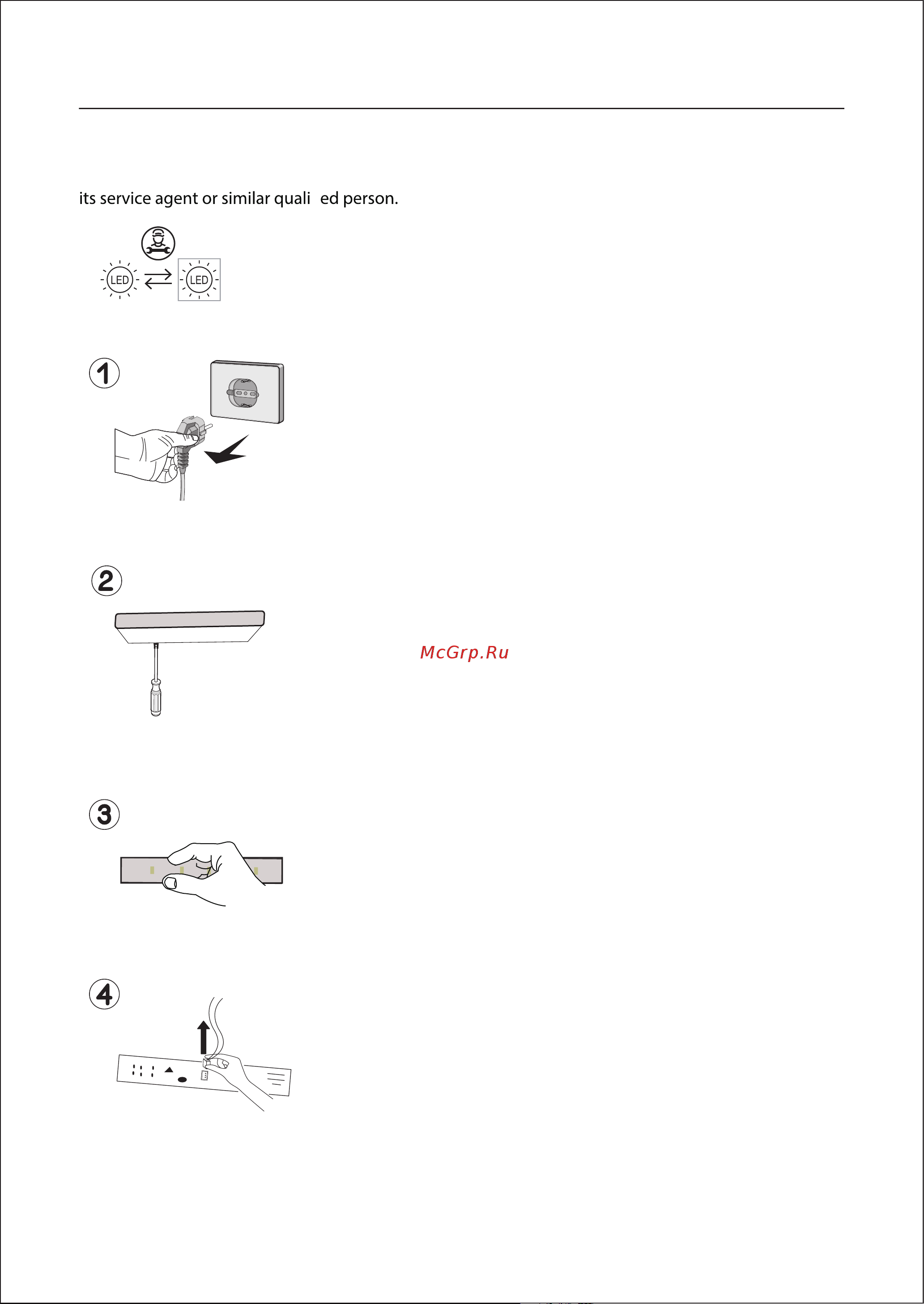 Toshiba GR-RS780WI-PMJ(05) [17/187] Changing the light