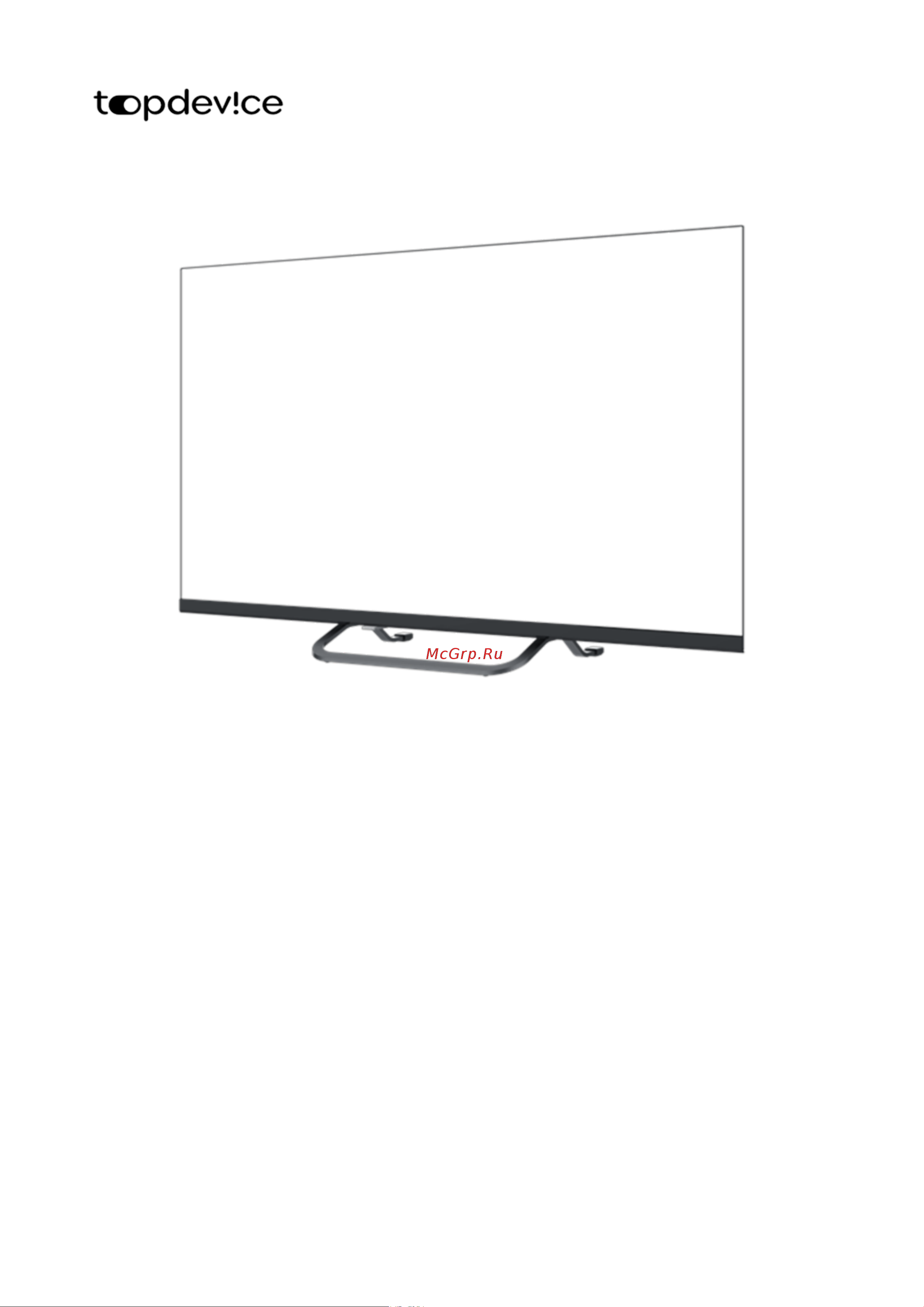 Topdevice TDTV40BS04F Руководство по эксплуатации онлайн