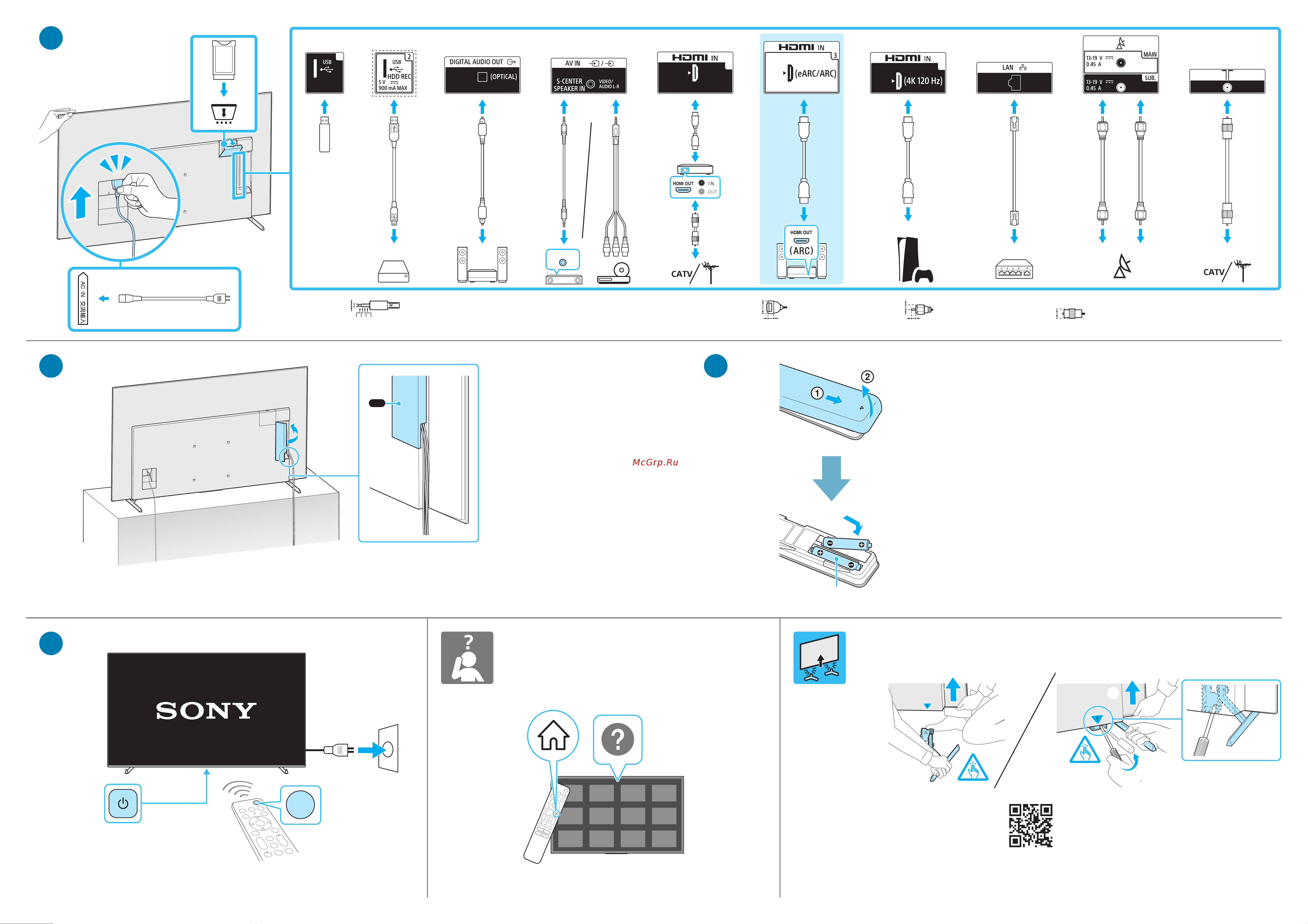 Sony XR-77A83K Руководство по эксплуатации онлайн [2/2] 807451