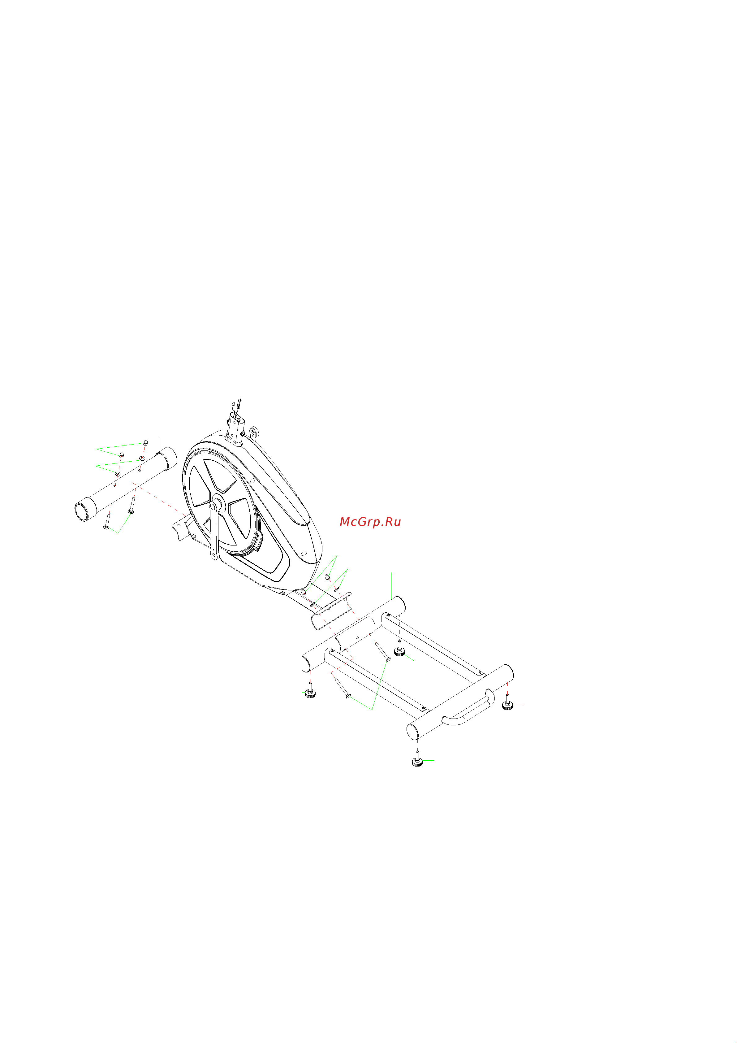 Carbon Fitness F808 [12/23] Сборка оборудования
