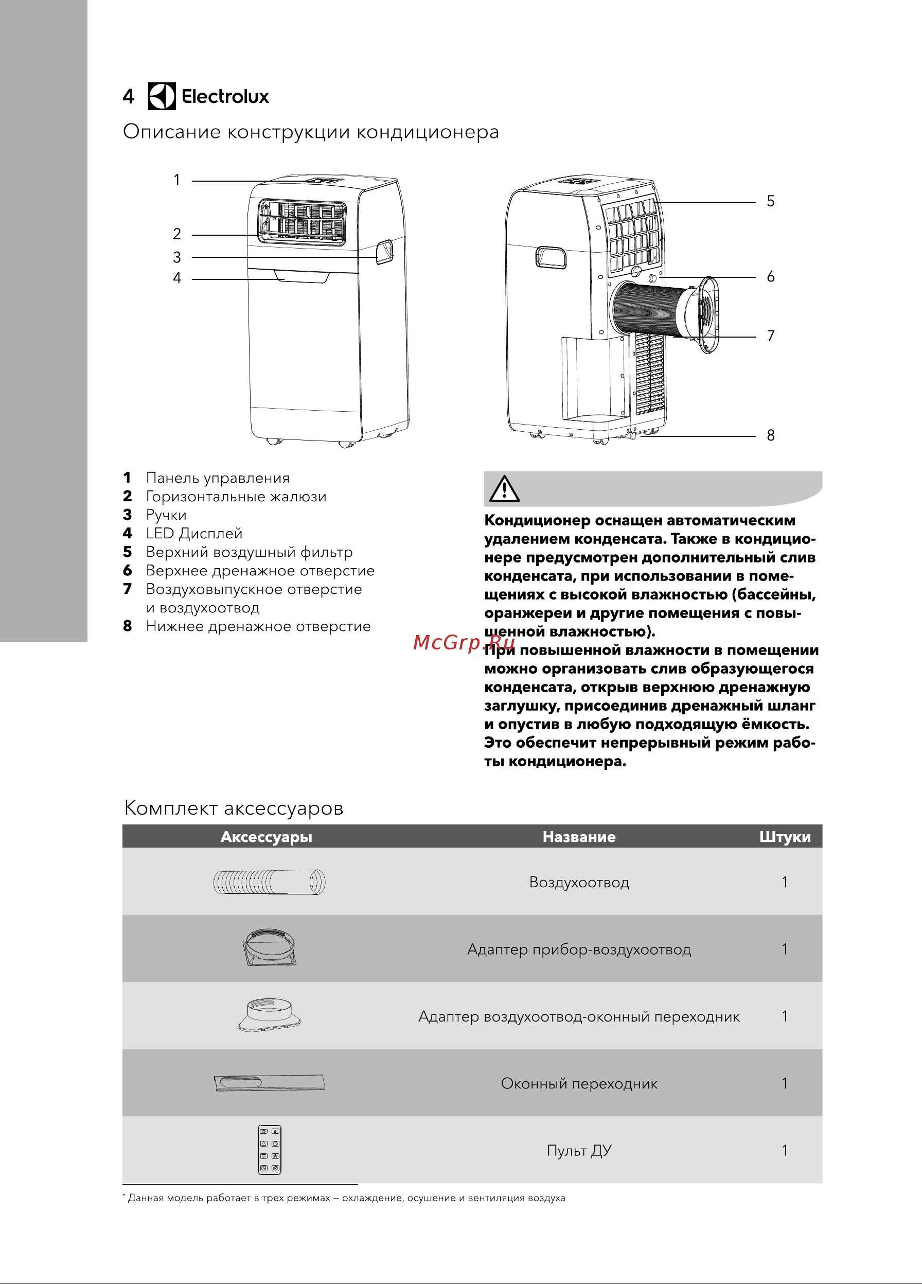 Electrolux LUX EACM-07 FM/N3 Руководство по эксплуатации онлайн [4/20] 807621