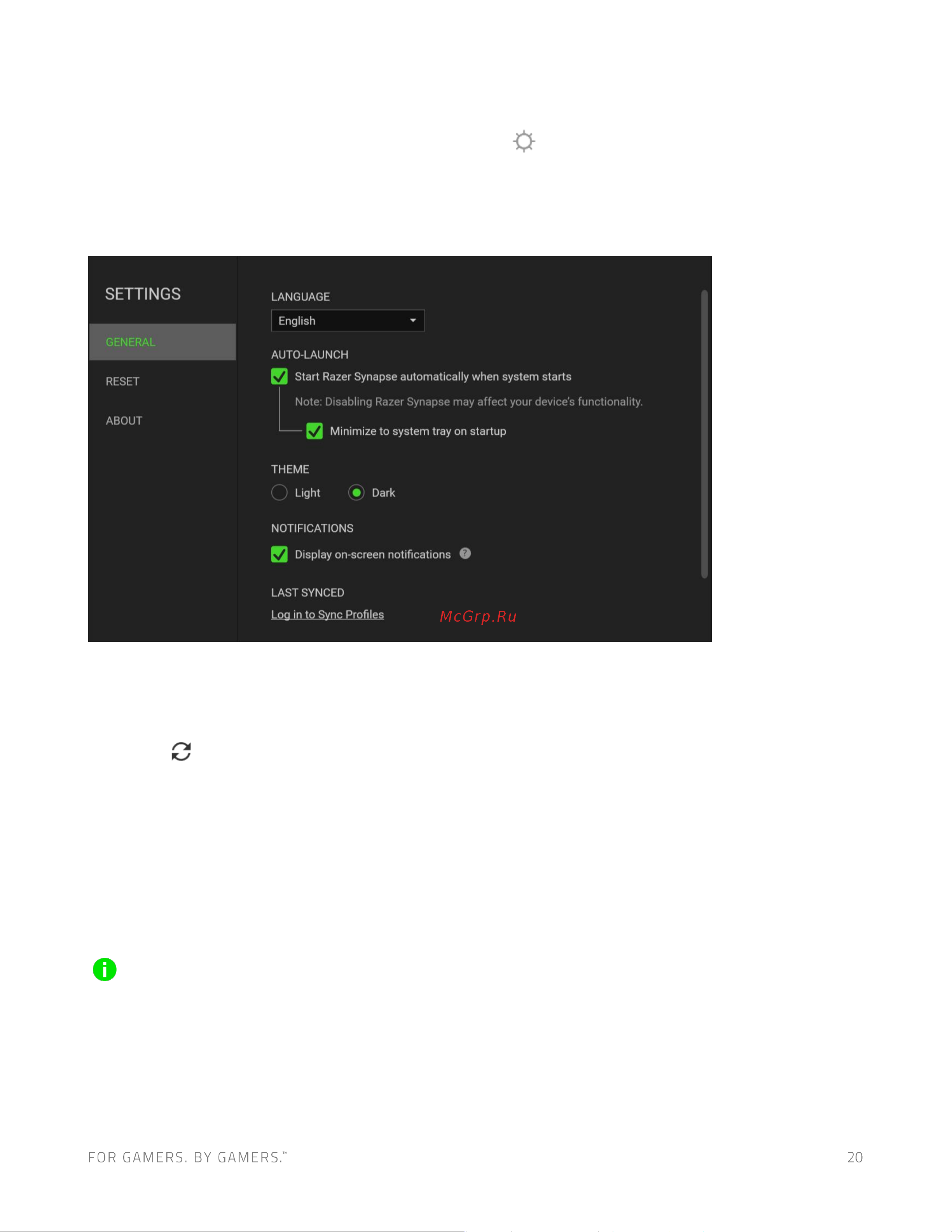 Razer Blade 17 D8-NT (RZ09-0423PEC3-R3E1) [21/25] Окно настройки