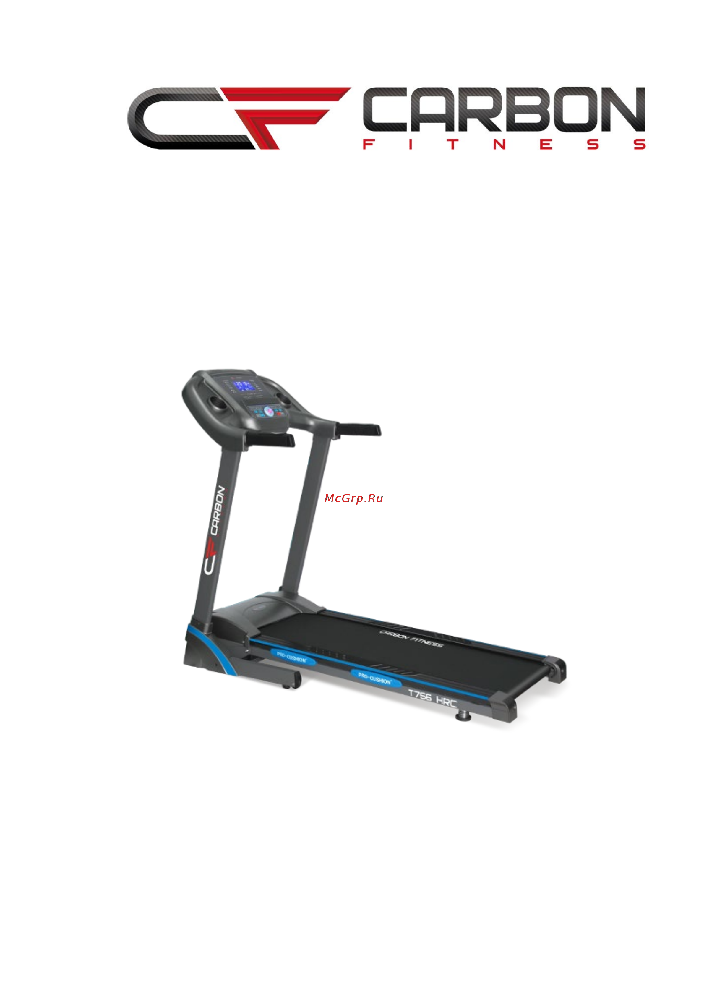 Carbon Fitness T756 HRC Руководство по эксплуатации онлайн
