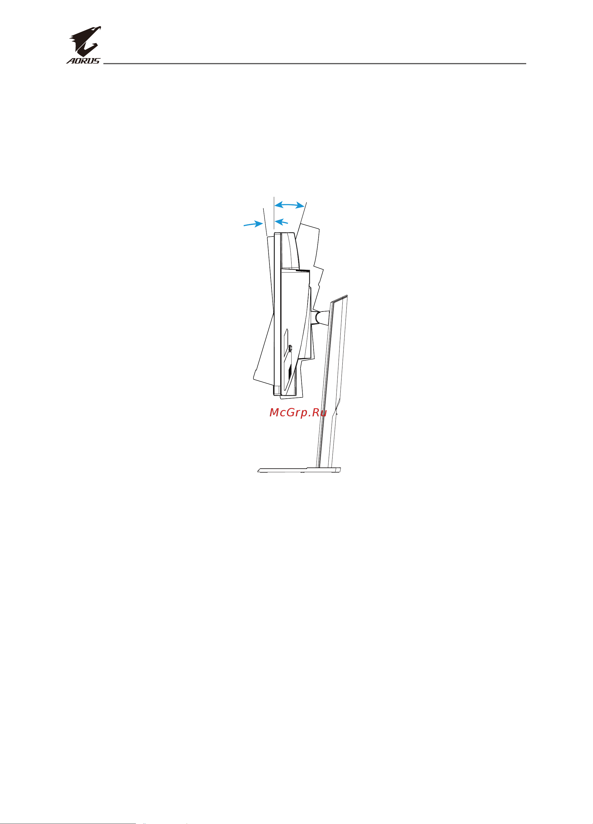 Gigabyte G27FC A-EK [20/45] Adjusting_the_viewing_angle