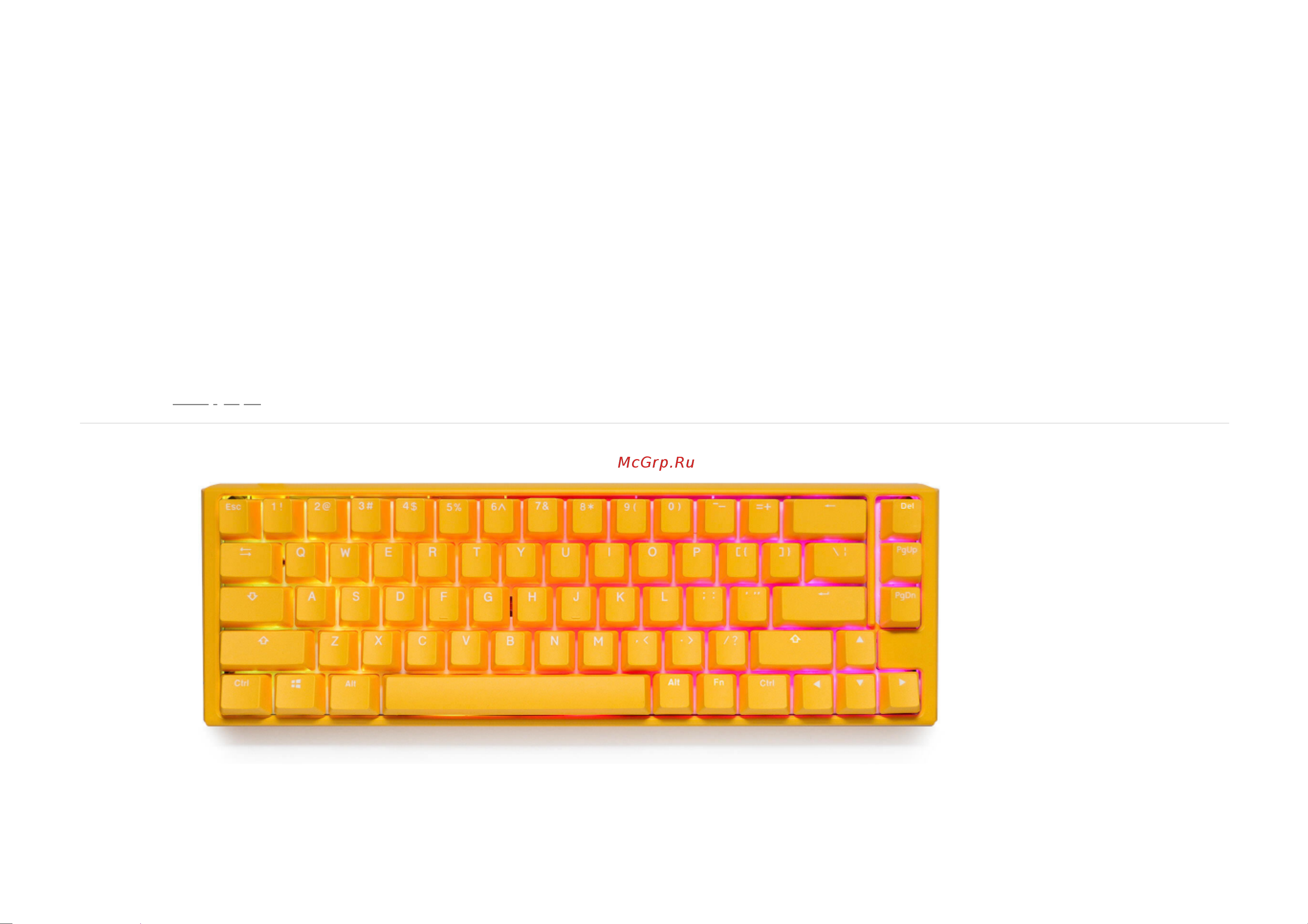Ducky One 3 SF Mist DKON2167ST-BRUPDMIWHHC1 Руководство по эксплуатации онлайн