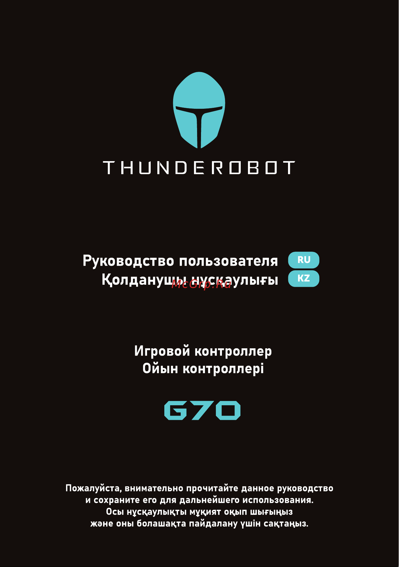 Thunderobot G70 JM03NJE03RU Руководство по эксплуатации онлайн