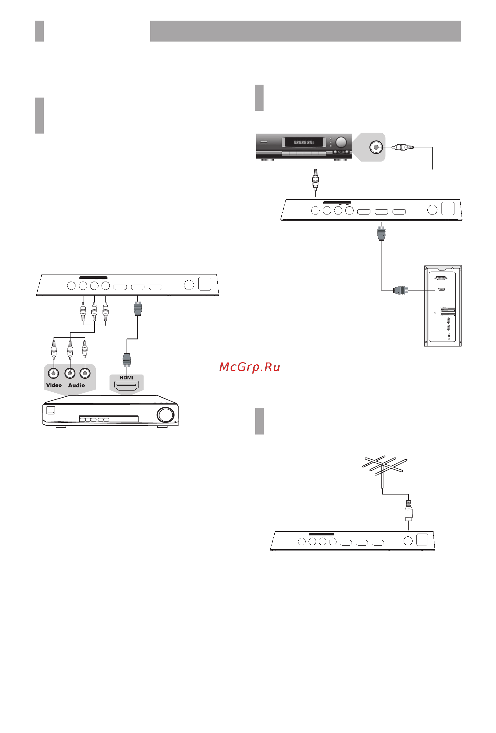BBK 24LEM-1014/T2C  [5/8] Подключение
