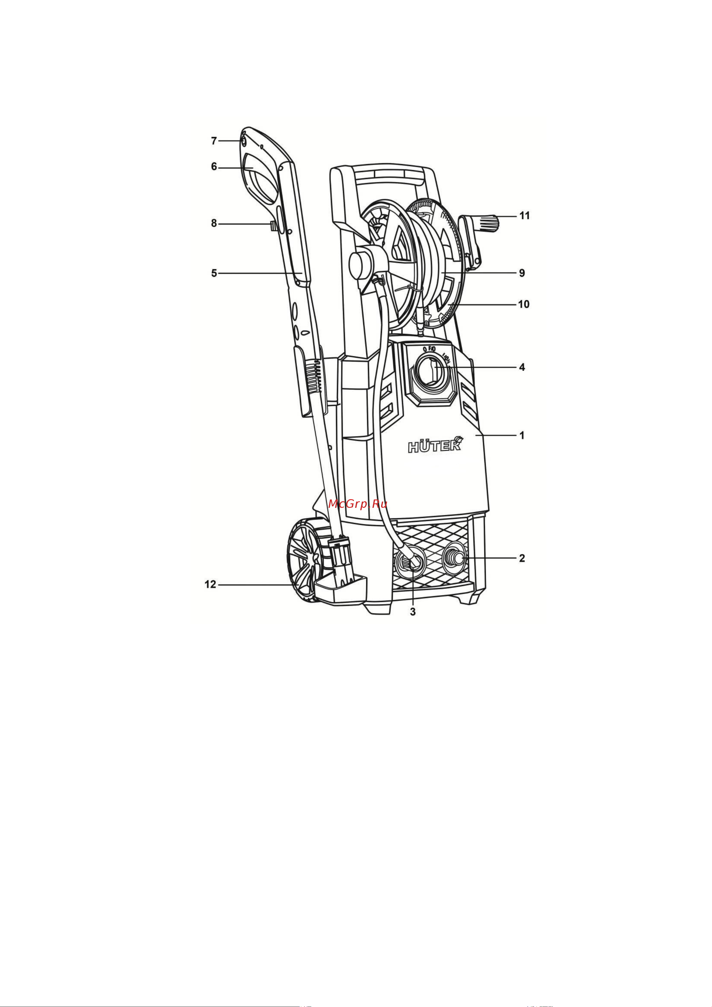 Huter W19P (900/70/8/42) [9/28] Общий вид устройства