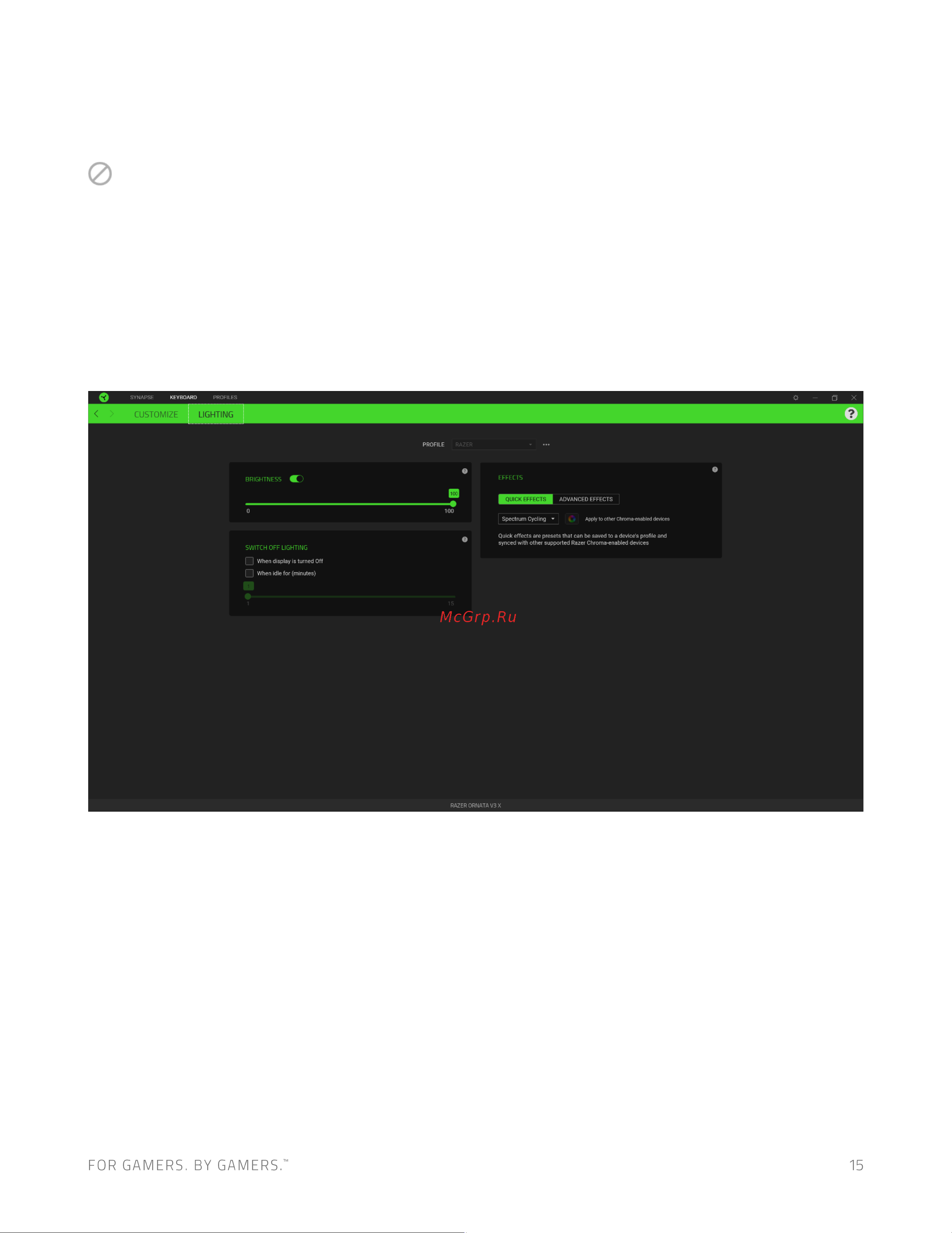 Razer Ornata V3 X (RZ03-04470800-R3R1) Руководство по эксплуатации онлайн [16/24] 807925