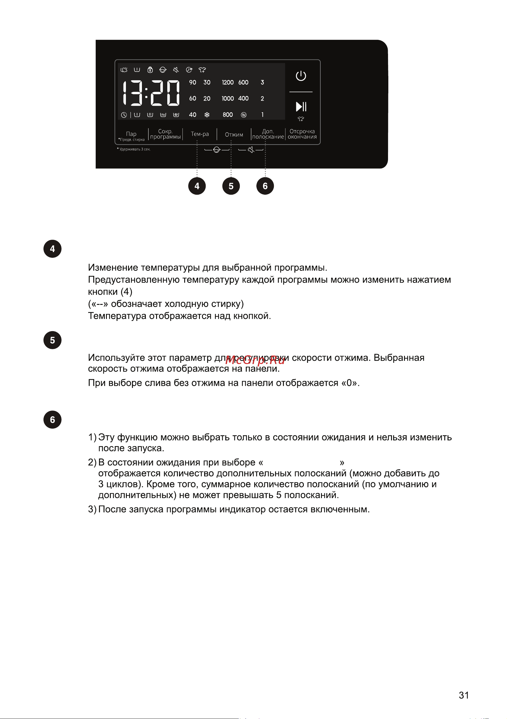 Hisense WF3S7021BW Руководство по эксплуатации онлайн [32/57] 808236