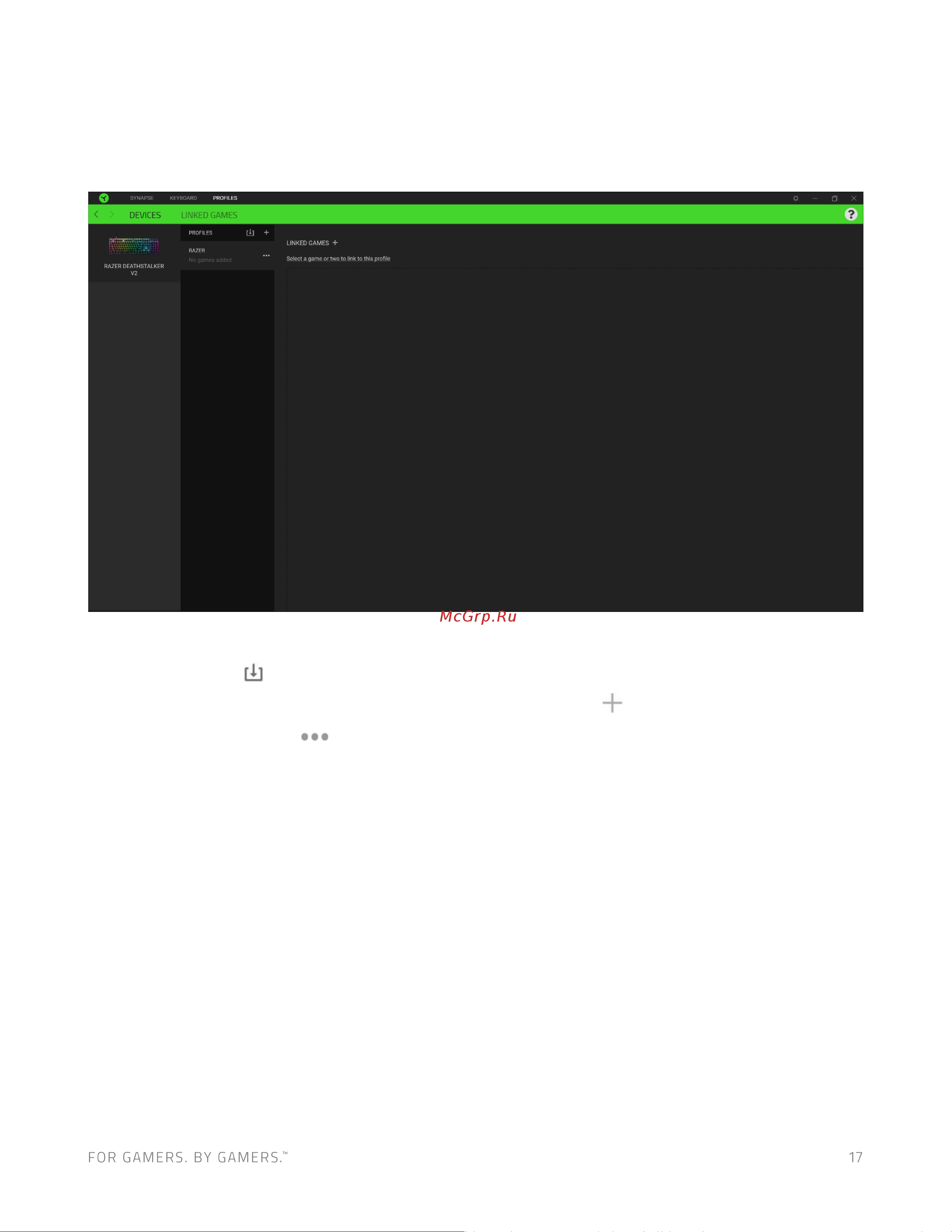 Razer DeathStalker V2 черный (RZ03-04500800-R3R1) Руководство по эксплуатации онлайн [18/24] 808040