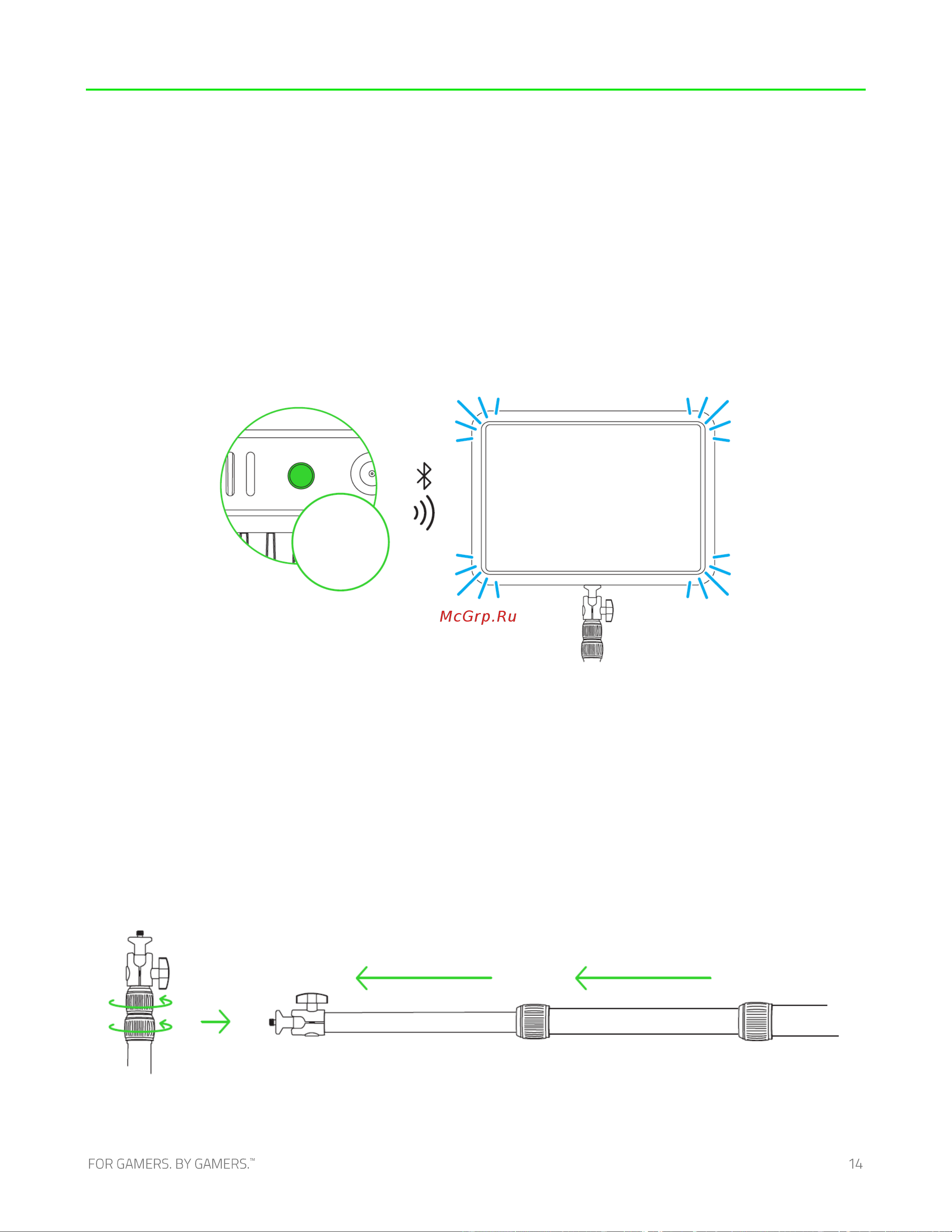Razer Key Light Chroma (RZ19-04120100-R3M1) [15/28] Использование осветитель razer chroma