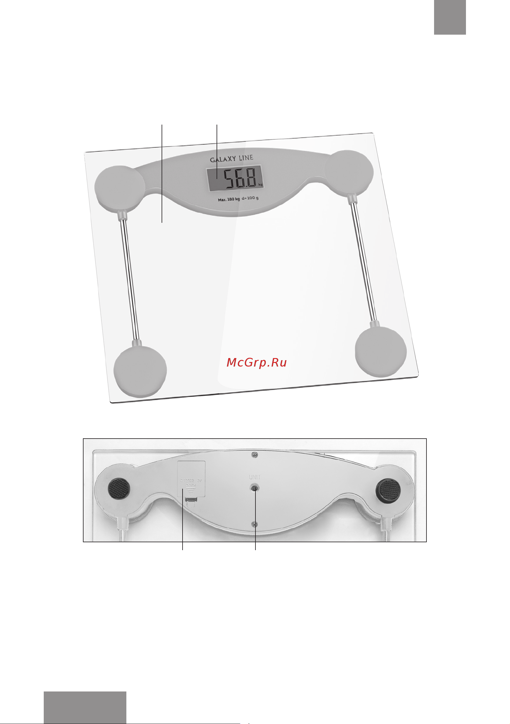 Galaxy Line GL4810 Grey [6/17] Функциональные элементы прибора