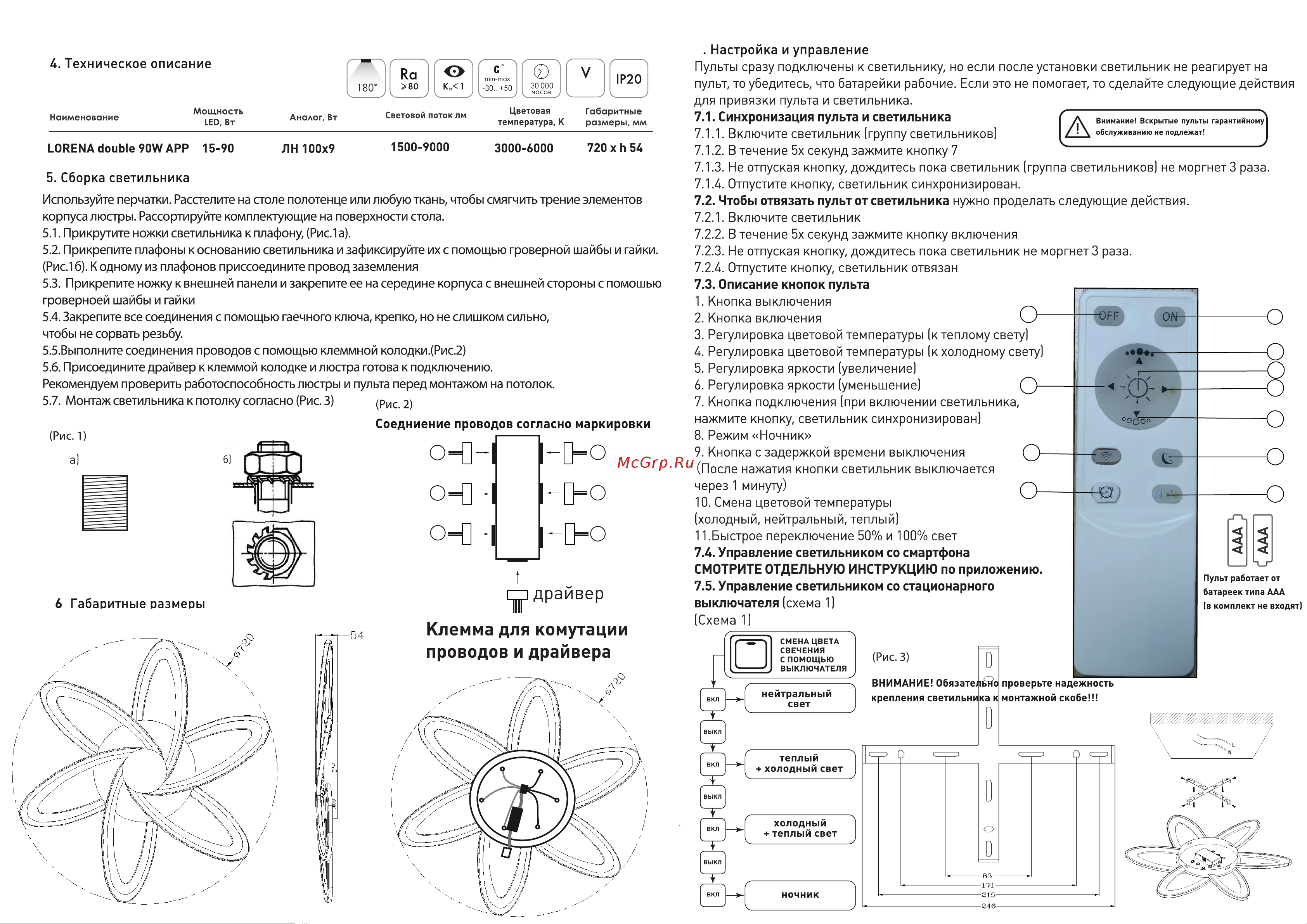 ESTARES LORENA double 90W [2/2] Клеммная колодка