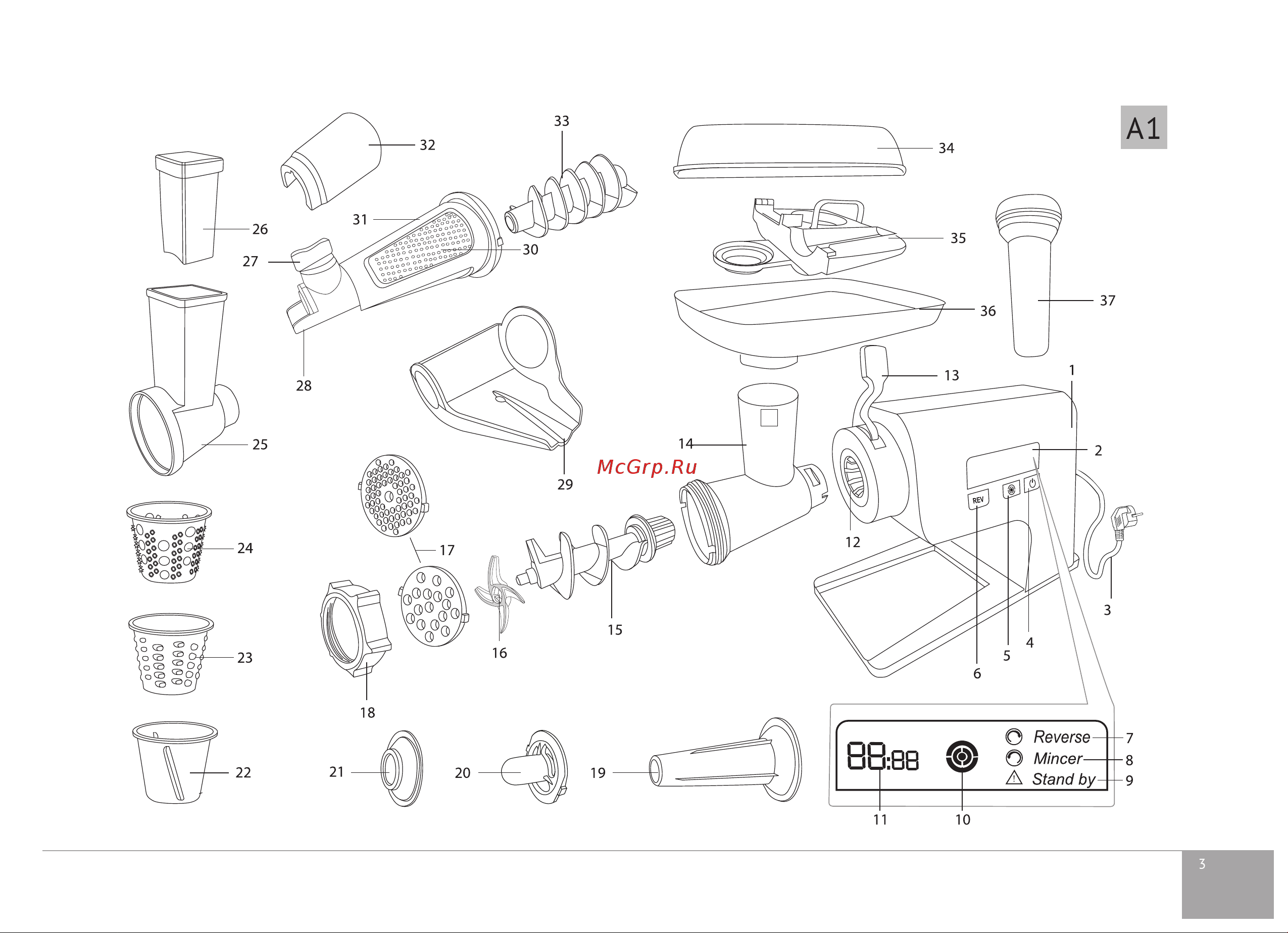 RED Solution RMG-M1250-8 Руководство по эксплуатации онлайн [3/24] 808218