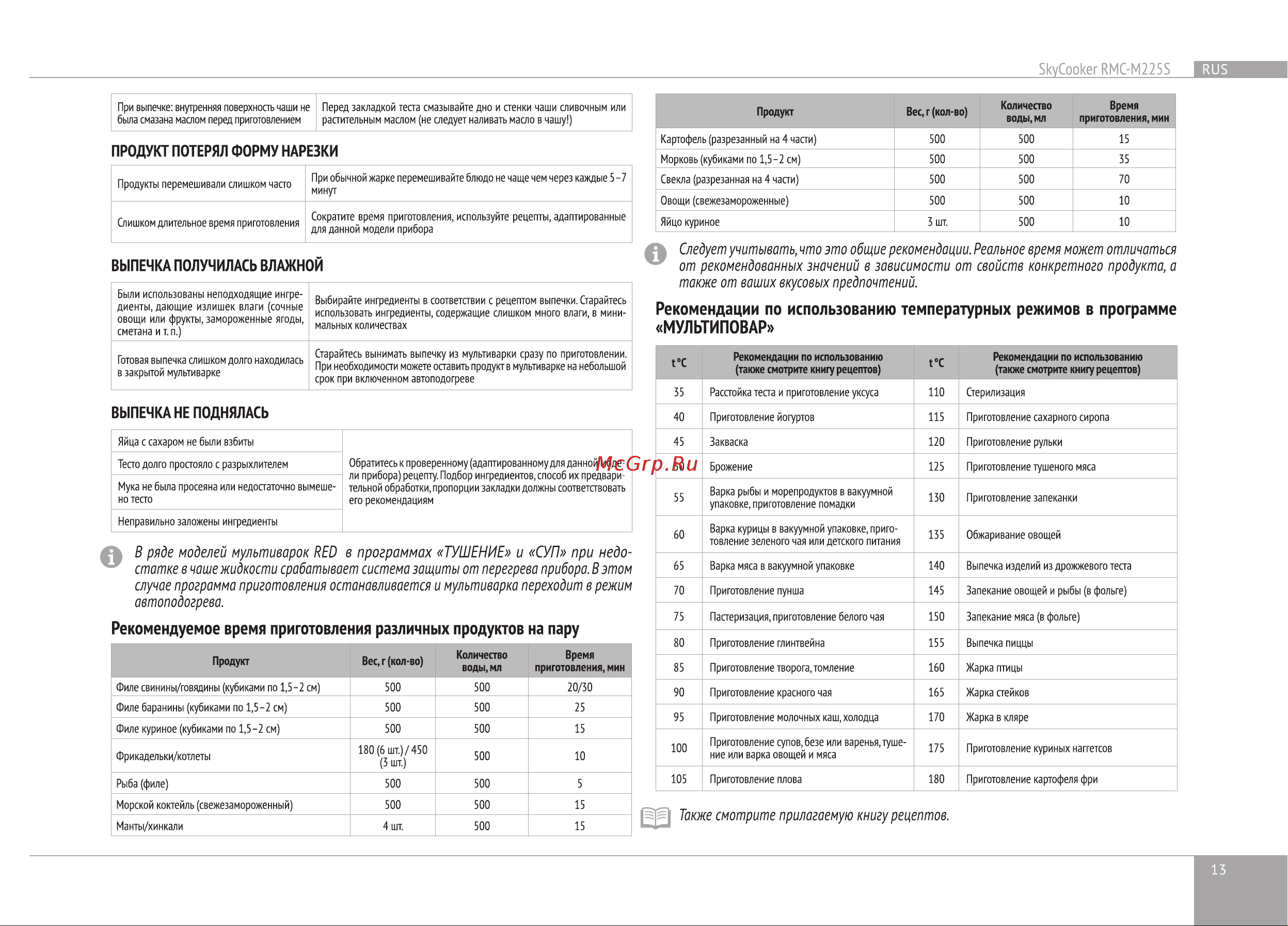 RED Solution RMC-M225S Руководство по эксплуатации онлайн [13/28] 808228