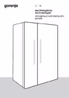Gorenje NRR9185EABXL Холодильники Side-by-Side и многодверные инструкция по эксплуатации, характеристики, форум владельцев, отзывы, вопросы и ответы, мануал, описание
