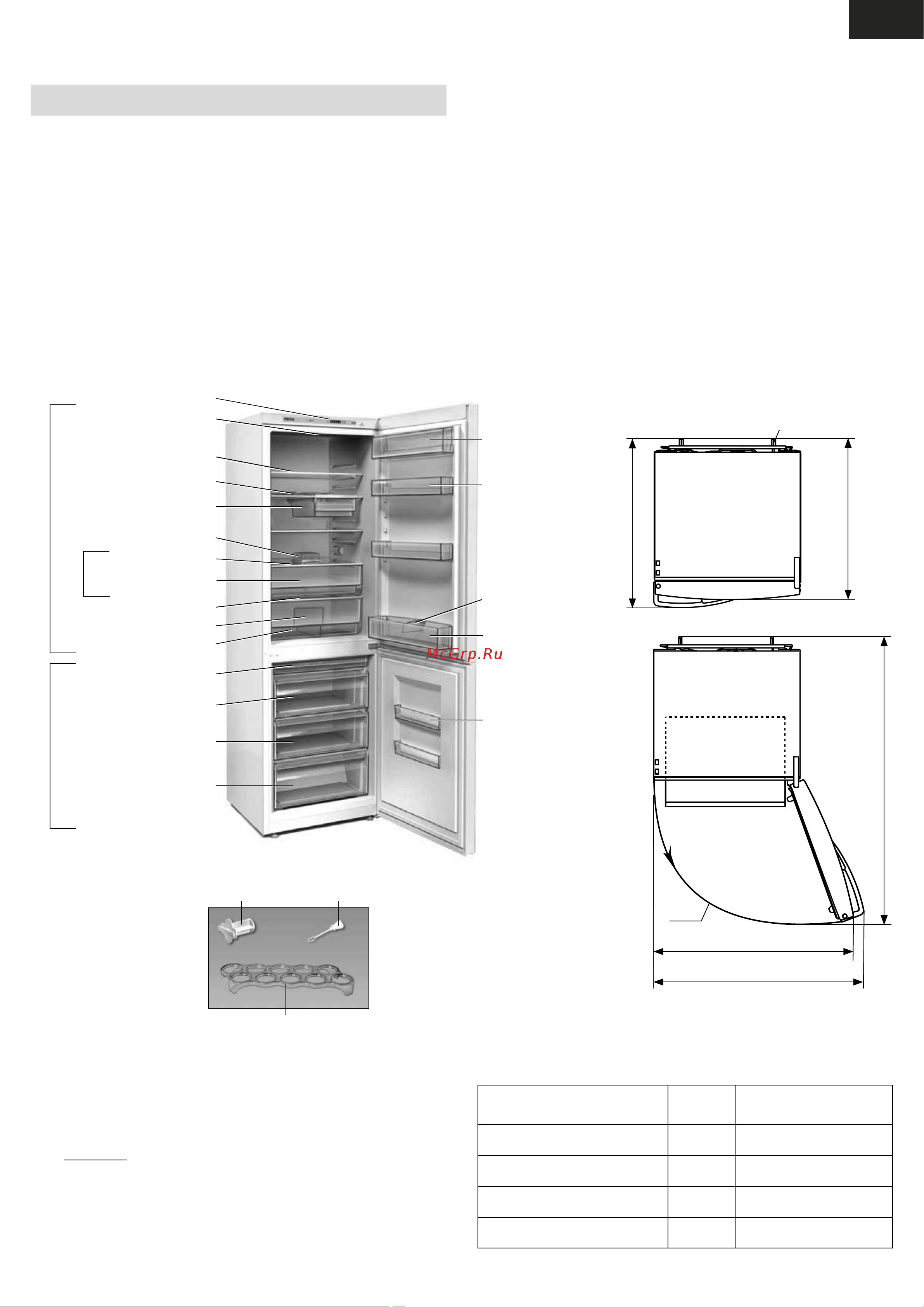 Атлант ХМ 4623-101 [13/28] Pentru a preveni deteriorarea frigiderului nu aplicați forță excesivă pentru a deschide ușa la un unghi mai mare de 11