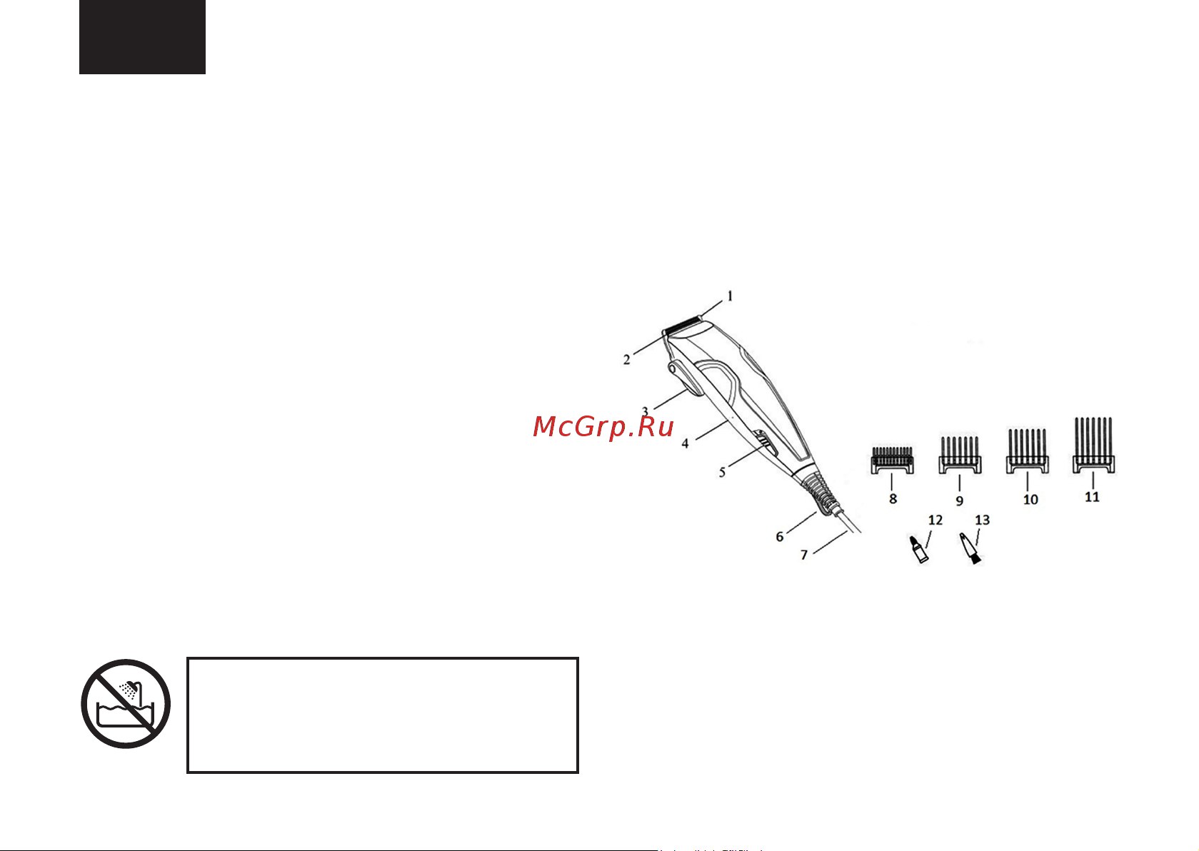 Brayer BR3434 [12/44] Haarschneidemaschine br3434