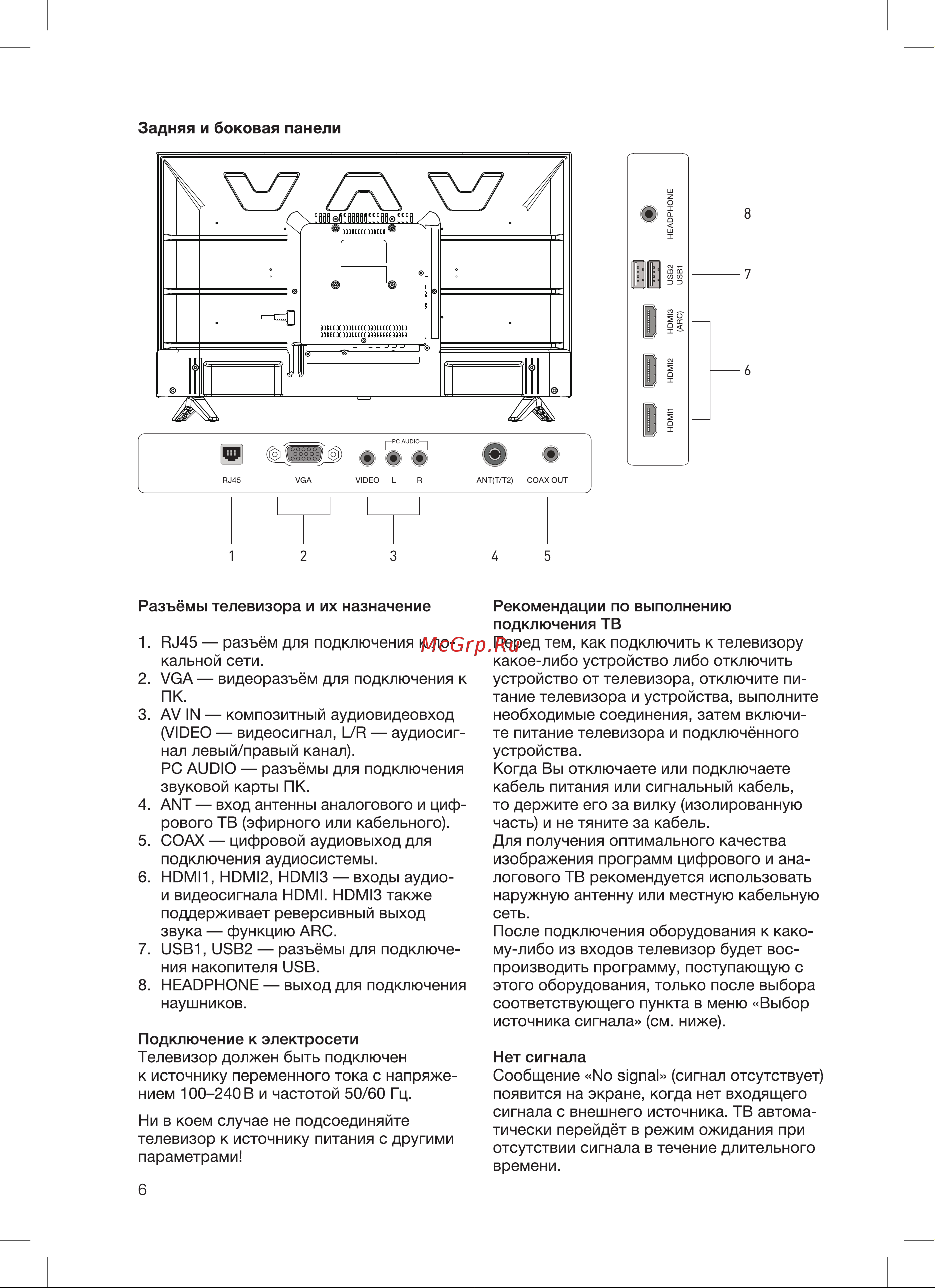 Blackton Bt 32S06B Руководство по эксплуатации онлайн [8/24] 808348