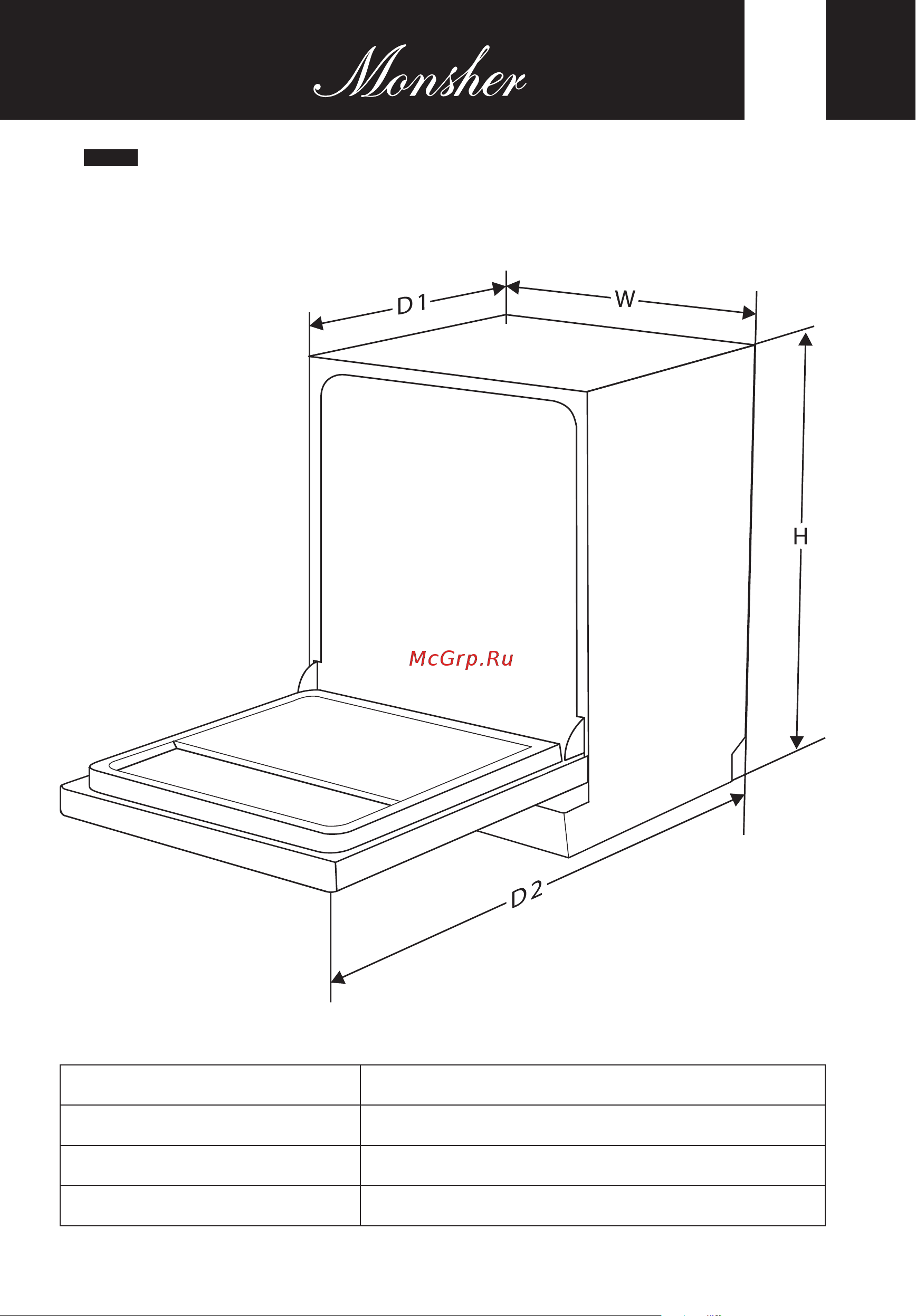 Monsher MD 4501 [45/148] Technische information