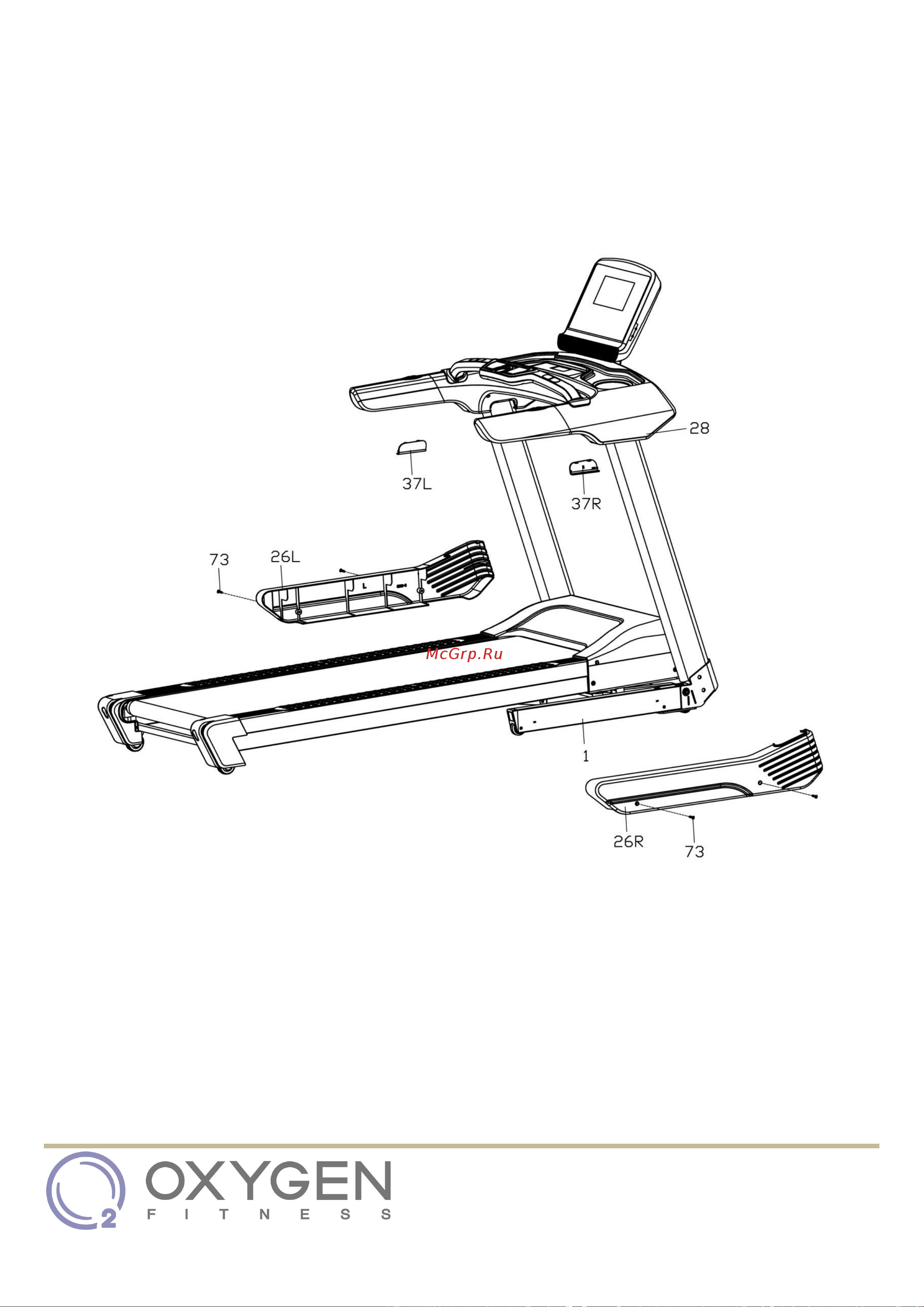 Oxygen Fitness NEWCLASSIC PLATINUM ACTFT Руководство по эксплуатации онлайн [21/38] 808383