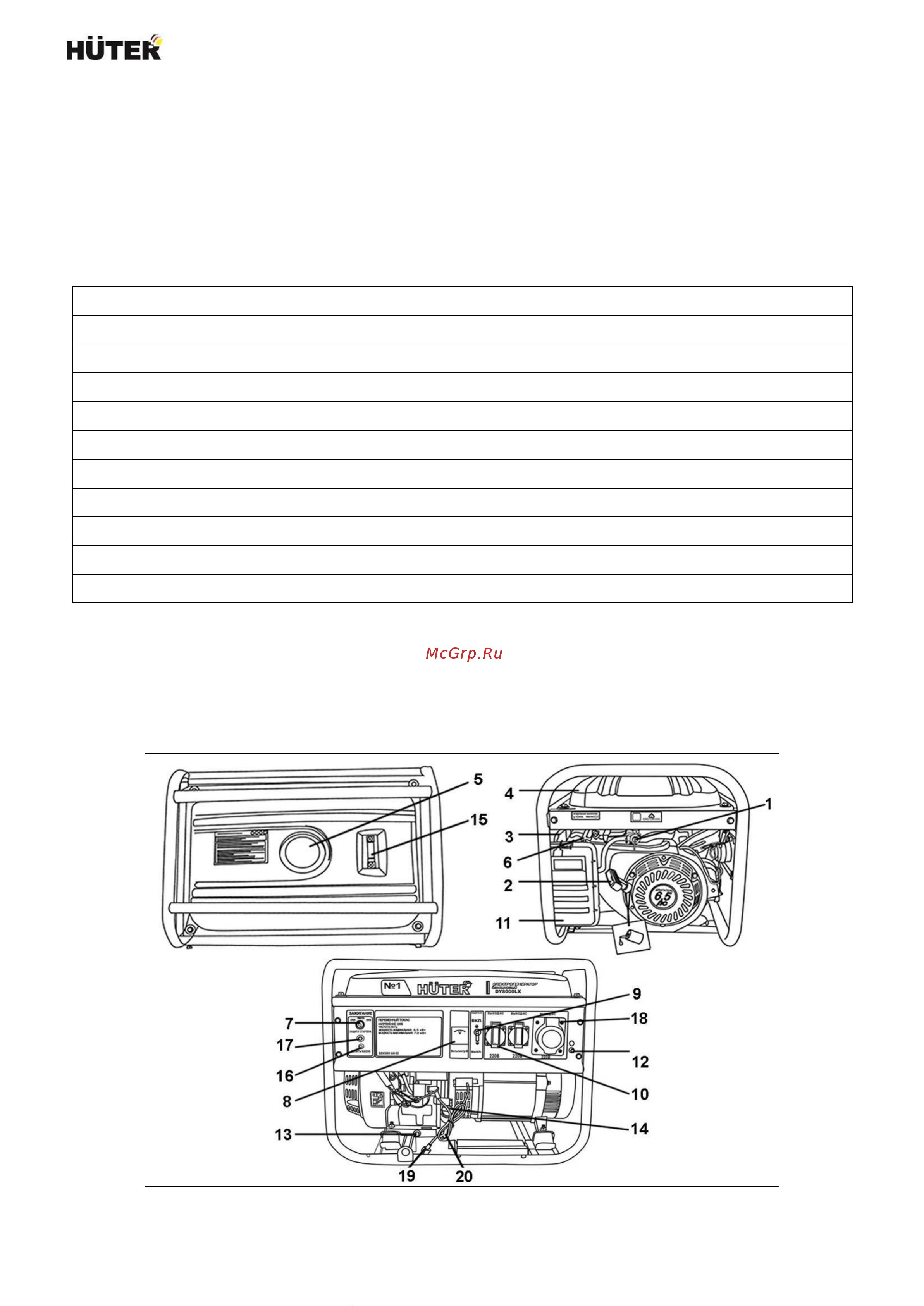 Huter DY6,5LX [8/44] Экологическая безопасность