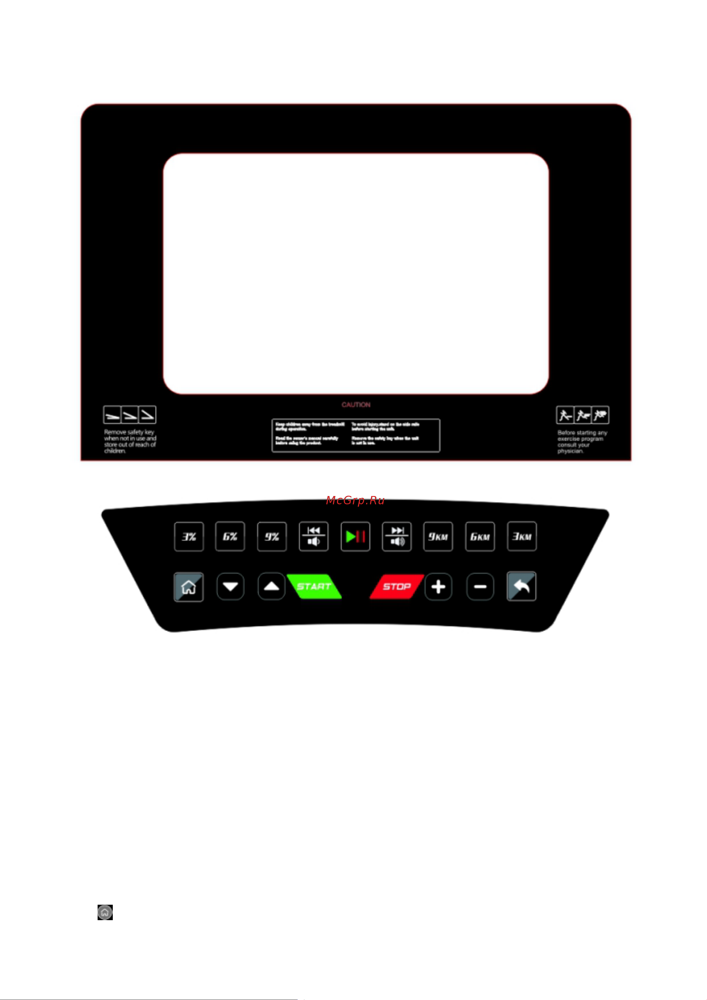 Oxygen Fitness NEWCLASSIC_AURUM_TFT [28/41] Работа с консолью