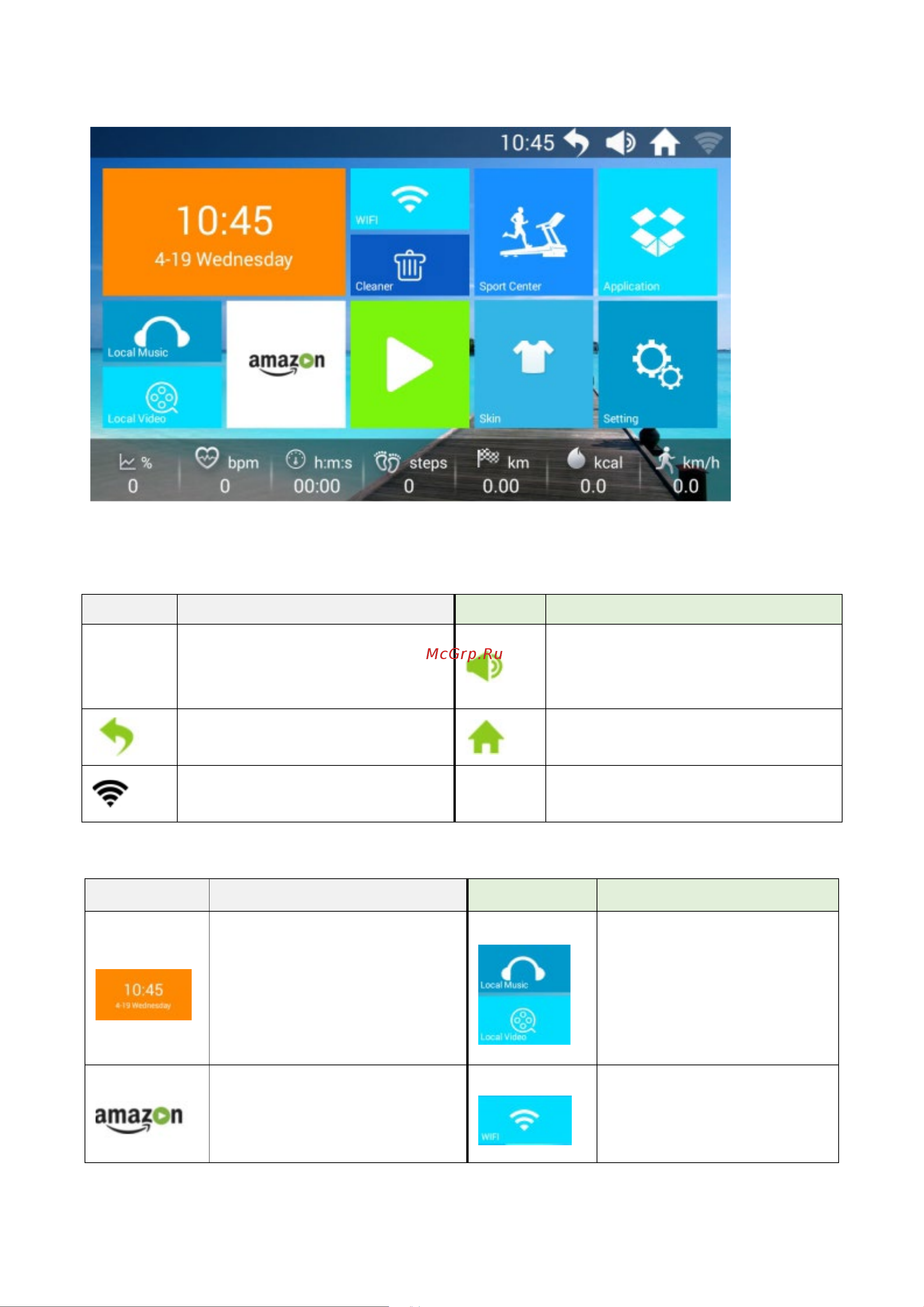Oxygen Fitness NEWCLASSIC_AURUM_TFT Руководство по эксплуатации онлайн [30/41] 808481