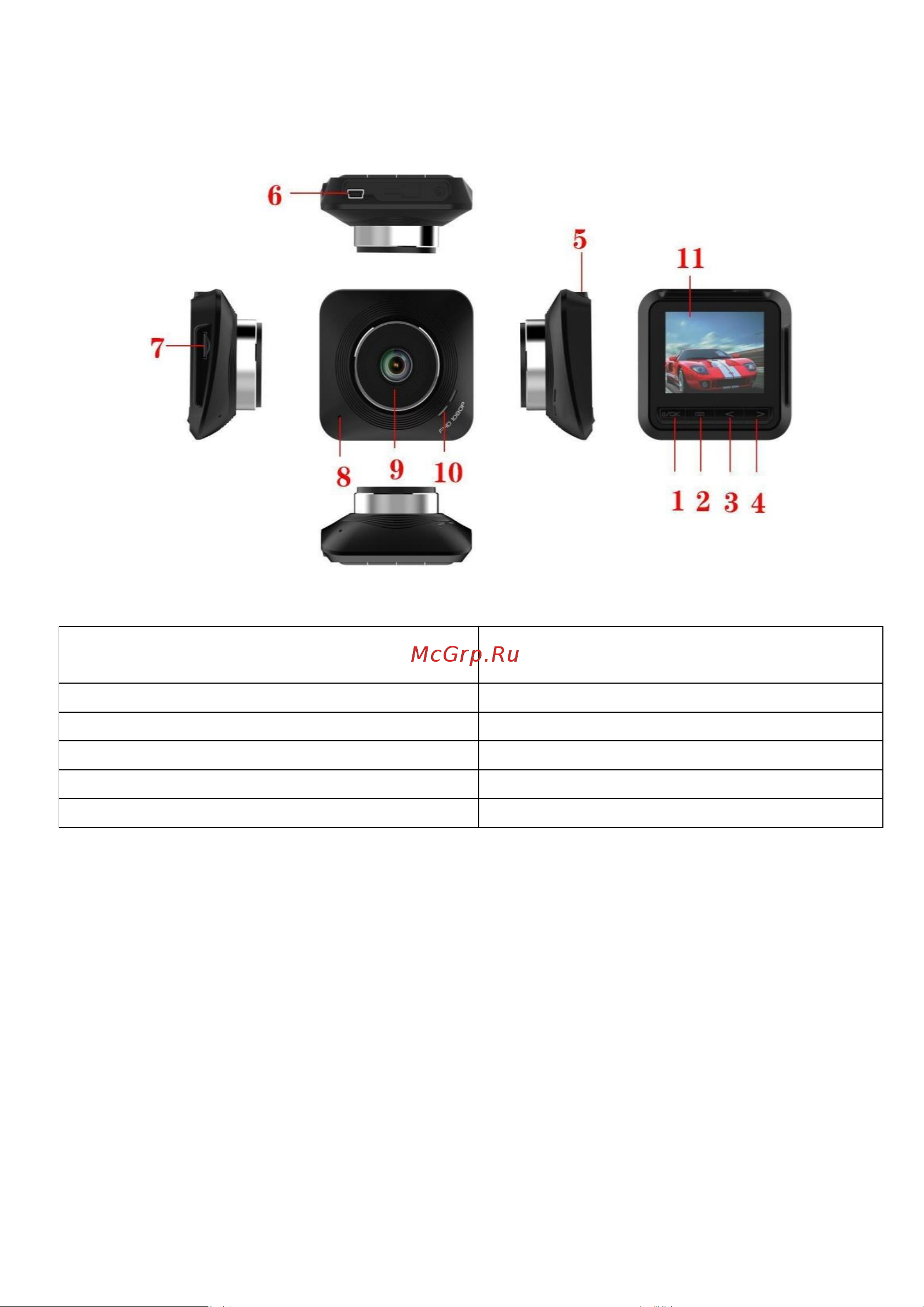 Camshel Caster 4690201379621 [6/12] Кнопка питания ок функция 1 функция переключателя в выключенном состоянии нажмите и удерживайте кнопку ok в