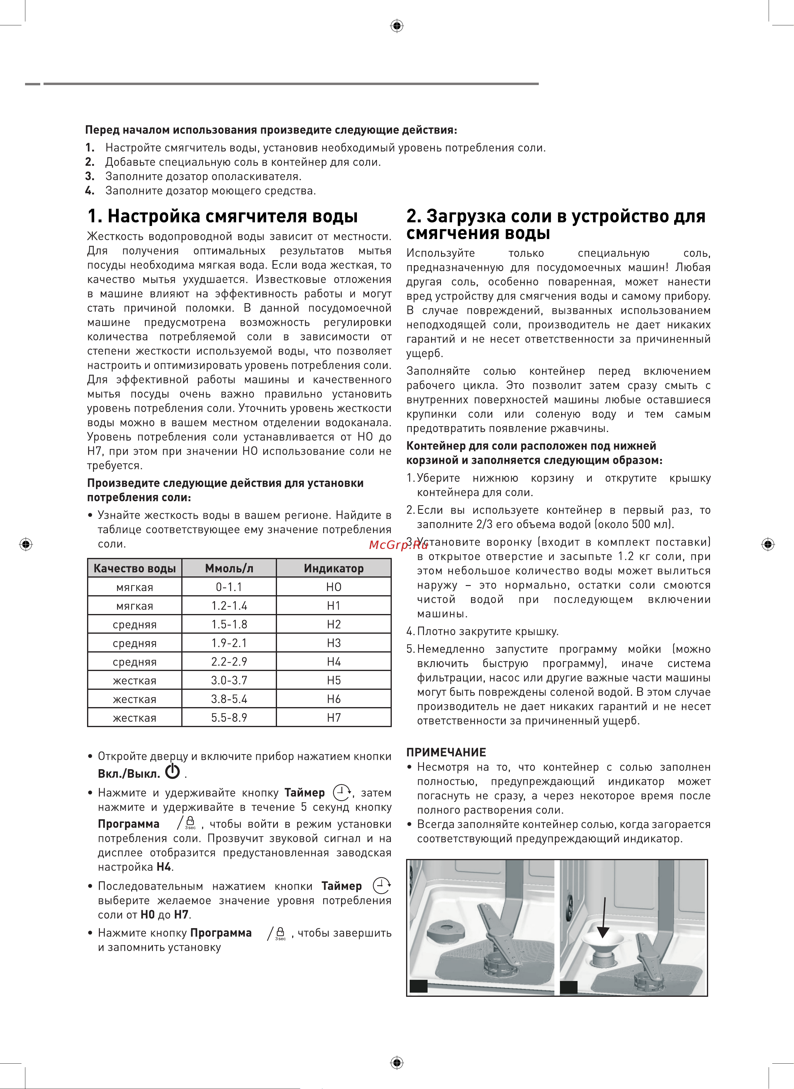 Ascoli A45DWFIA950B [6/20] Перед первым использованием