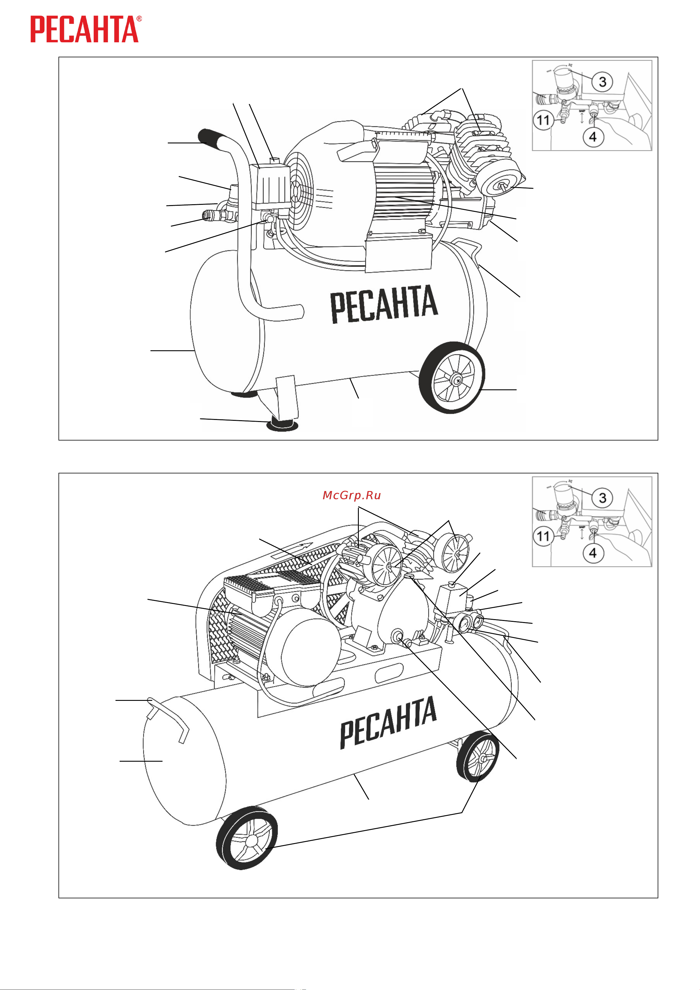 Ресанта КП-50/300М Руководство по эксплуатации онлайн [8/24] 808560