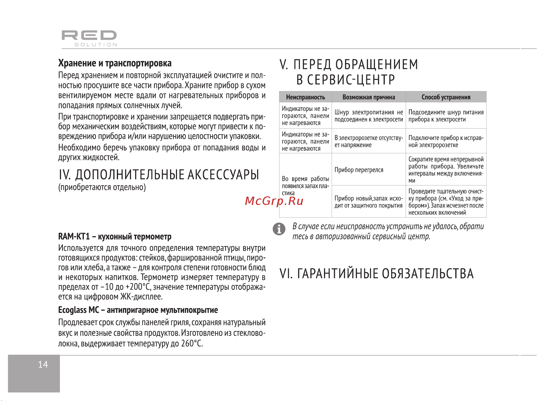 RED Solution RGM-M814 [14/28] Запчасти для постгарантийного ремонта можно найти н а сайте www redbt company