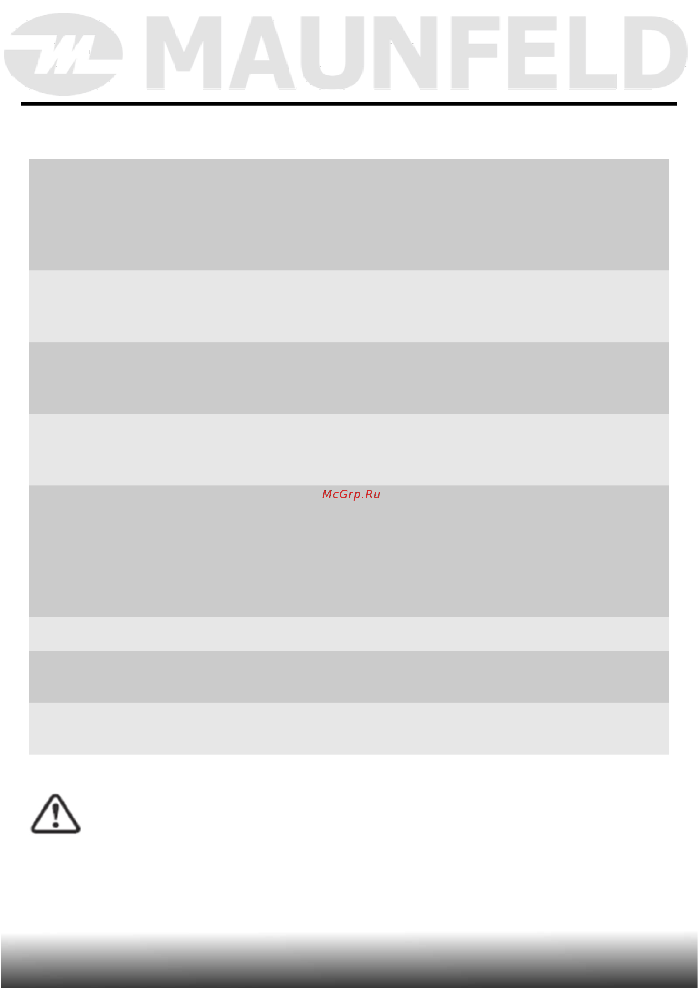 Maunfeld MFWM106WH051 [22/48] Эксплуатация прибора