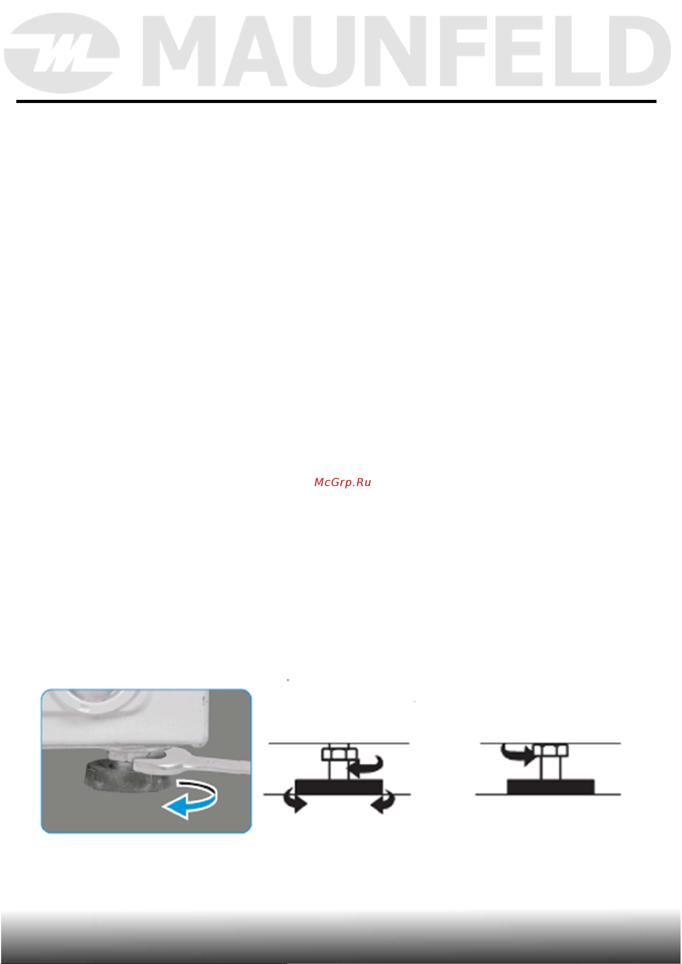 Maunfeld MFWM106WH051D [15/49] Установка прибора