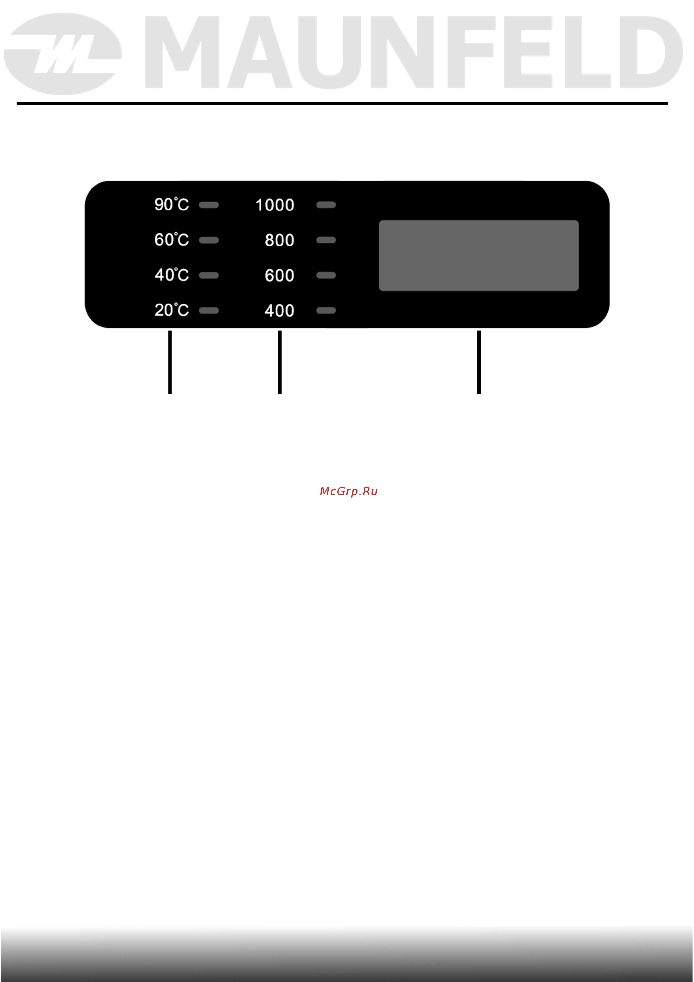 Maunfeld MFWM106WH051D [22/49] Эксплуатация прибора