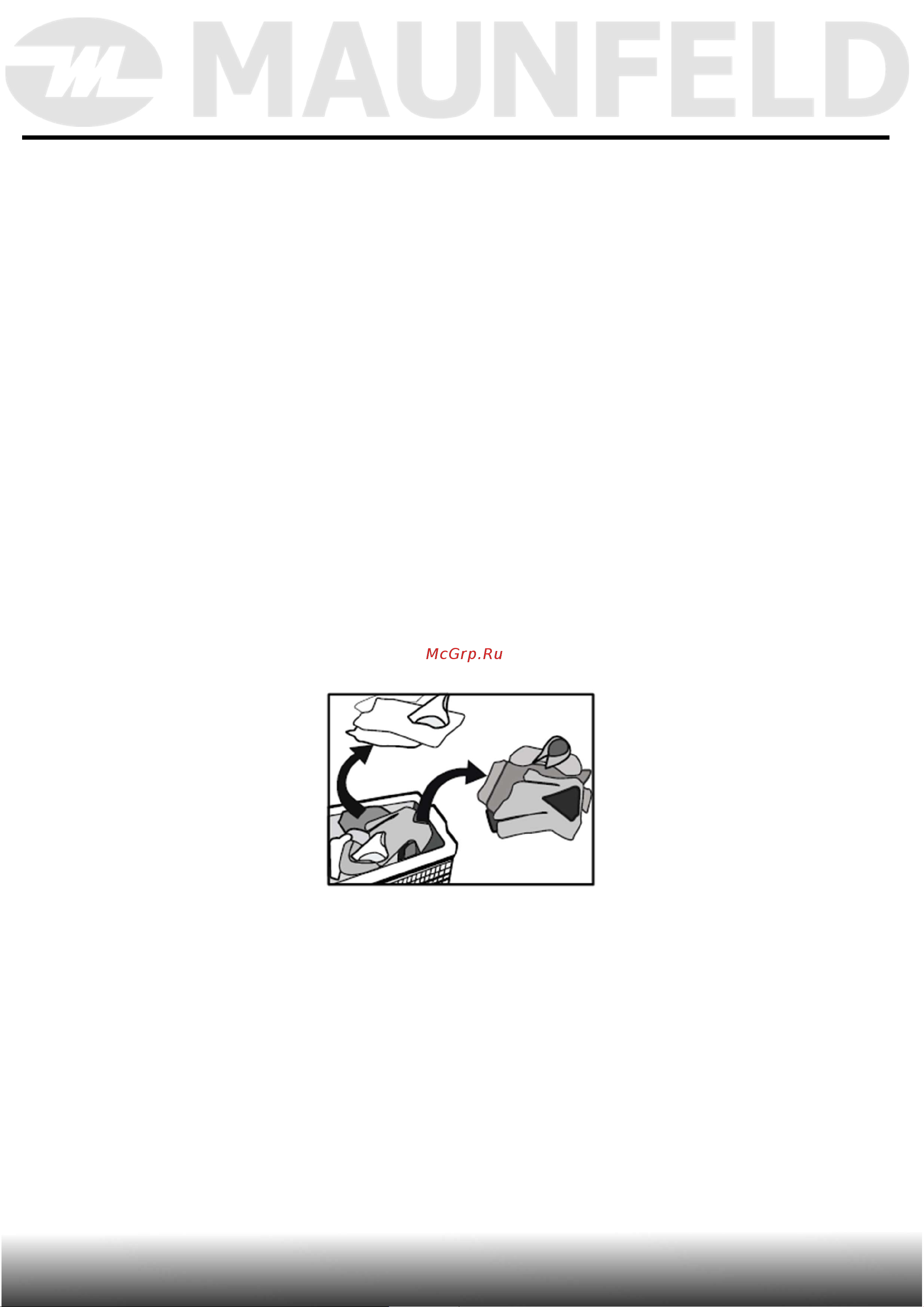 Maunfeld MFWM106WH051D [31/49] Эксплуатация прибора