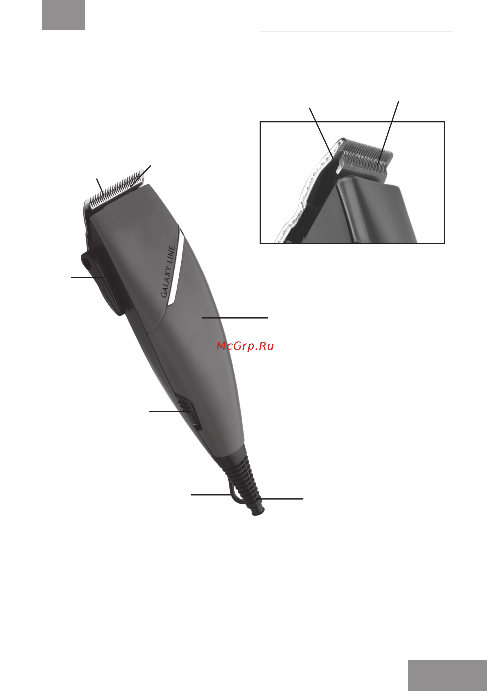 Galaxy Line GL4102 [13/22] Электр құралының атқарымдық элементтері