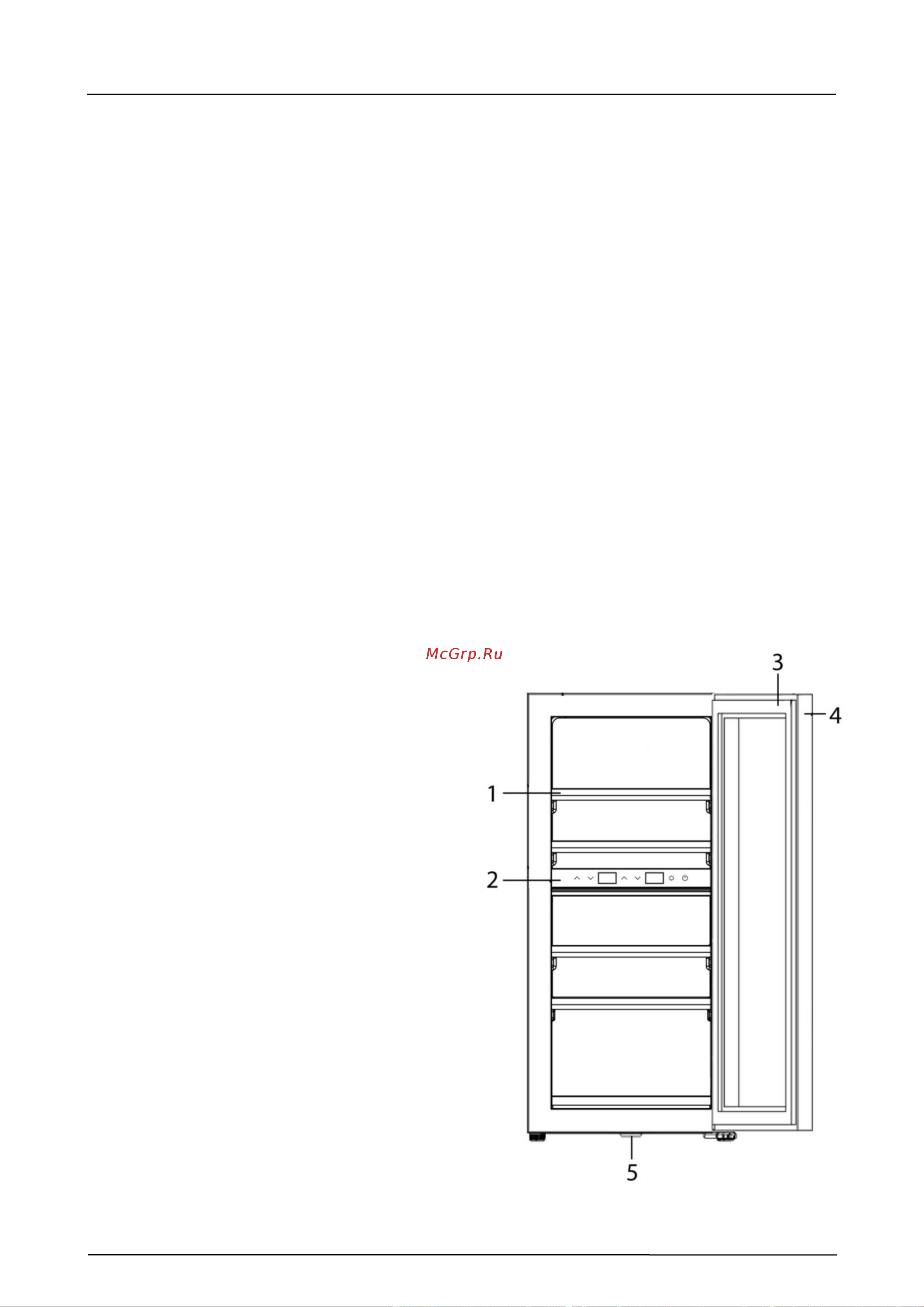 Caso WineComfort 24 черный [93/128] Opbouw en functie