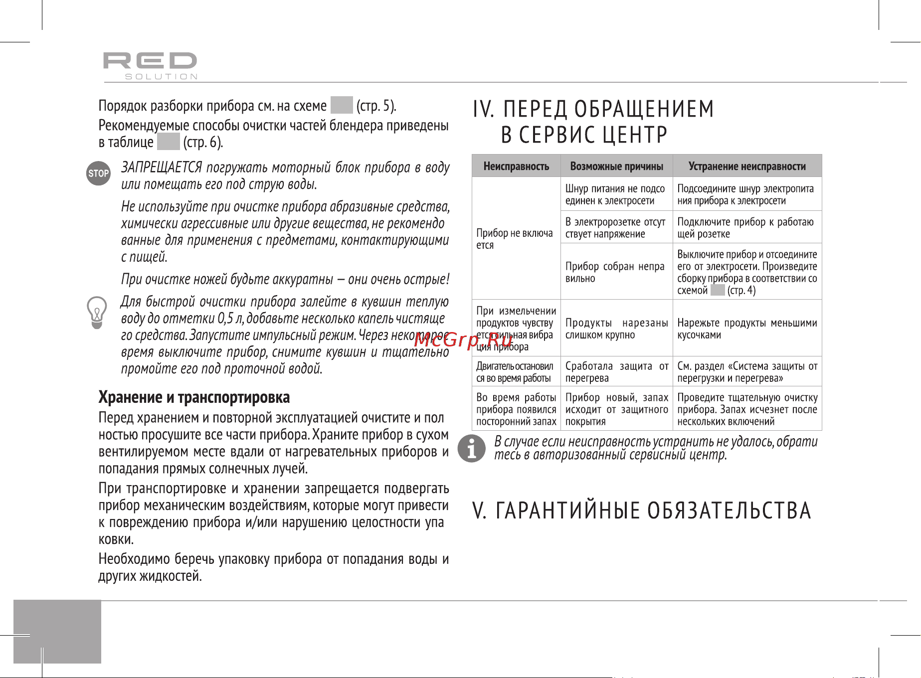 RED Solution RSB-3402 Руководство по эксплуатации онлайн [12/24] 808892