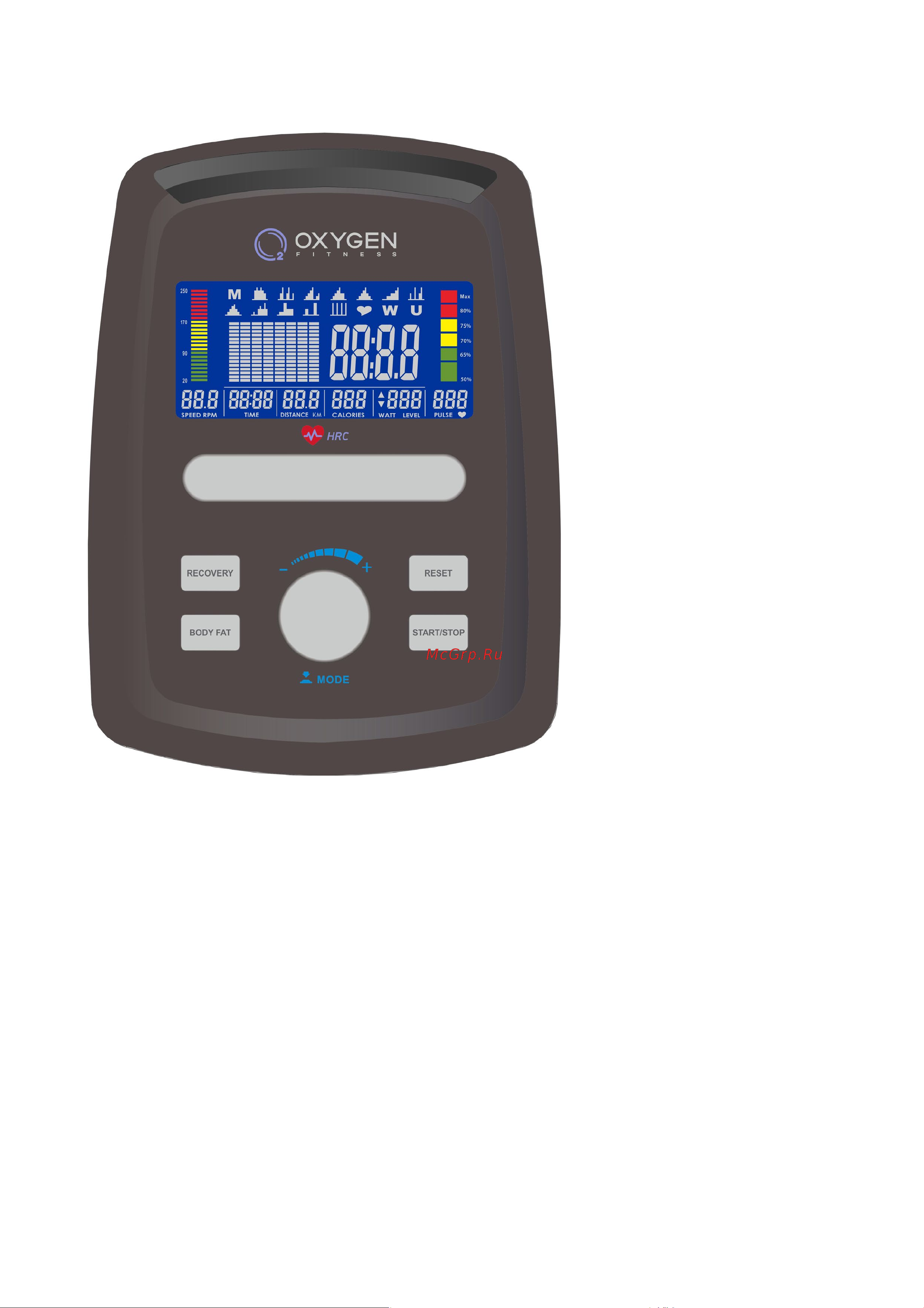 Oxygen Fitness ELC [22/32] Работа с консолью