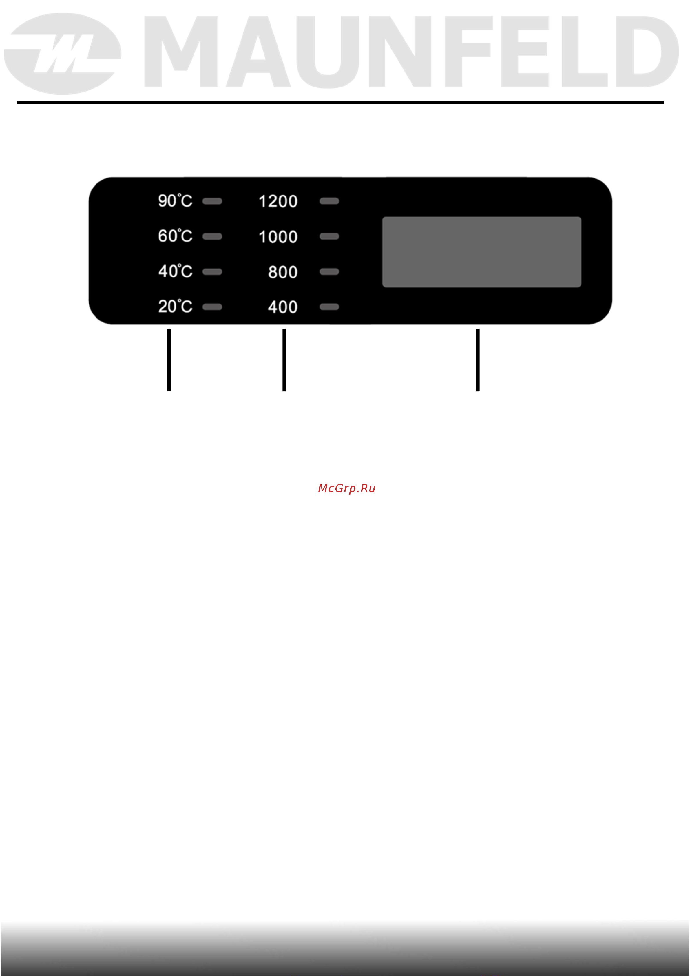 Maunfeld MFWM127WH051D [22/49] Эксплуатация прибора