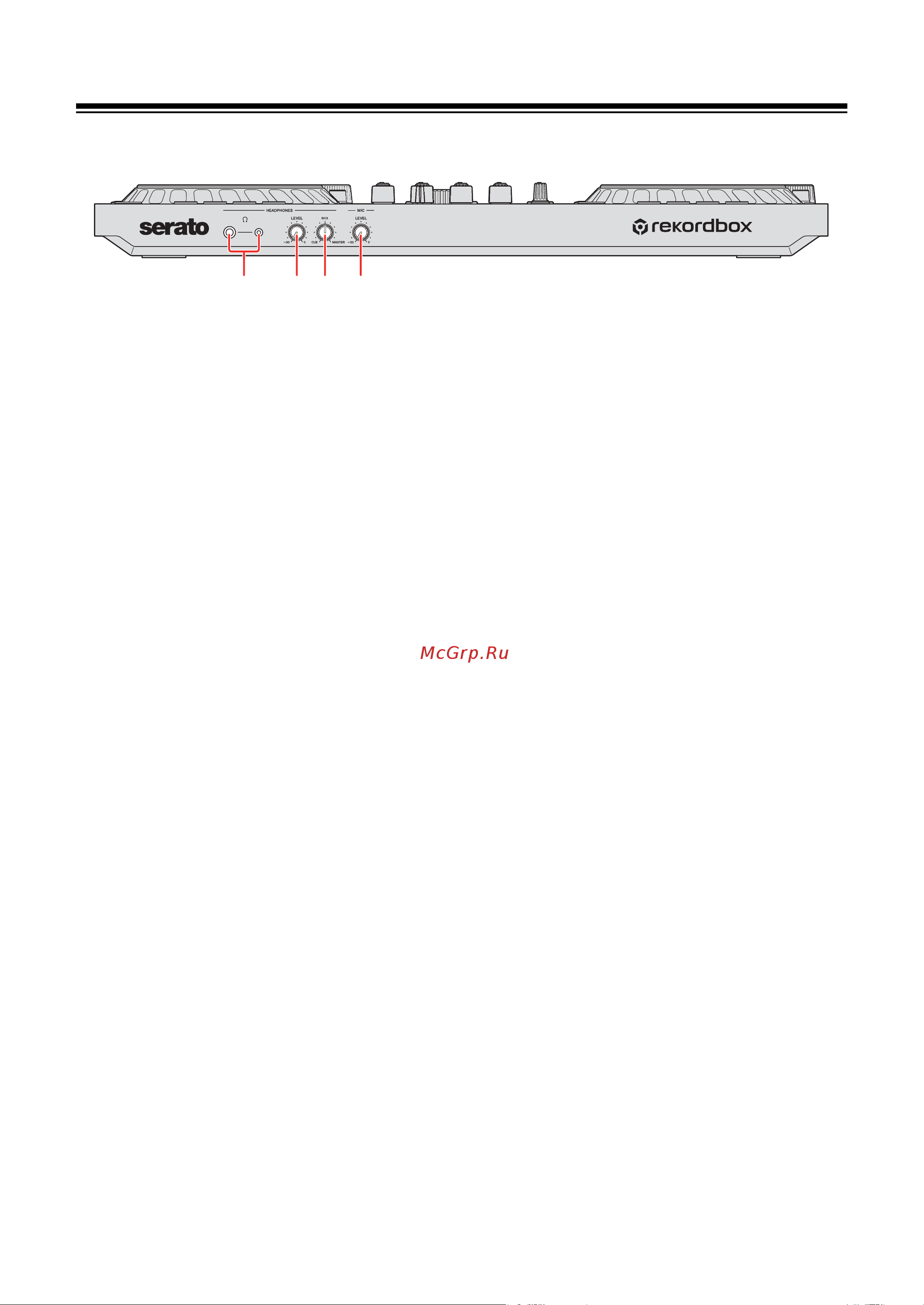 Pioneer DDJ-FLX6-GT [29/131] Названия деталей и функций