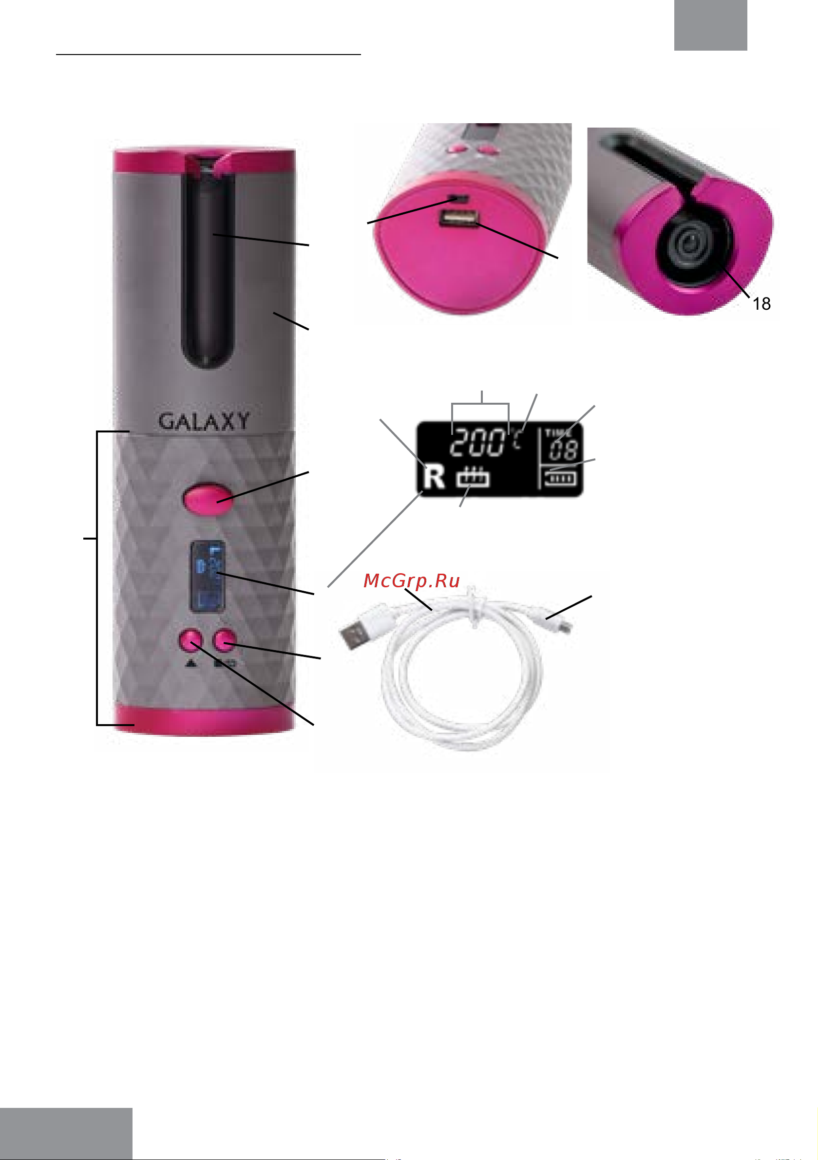 Galaxy Line GL4620 [16/22] Электр құралының сипаттамасы